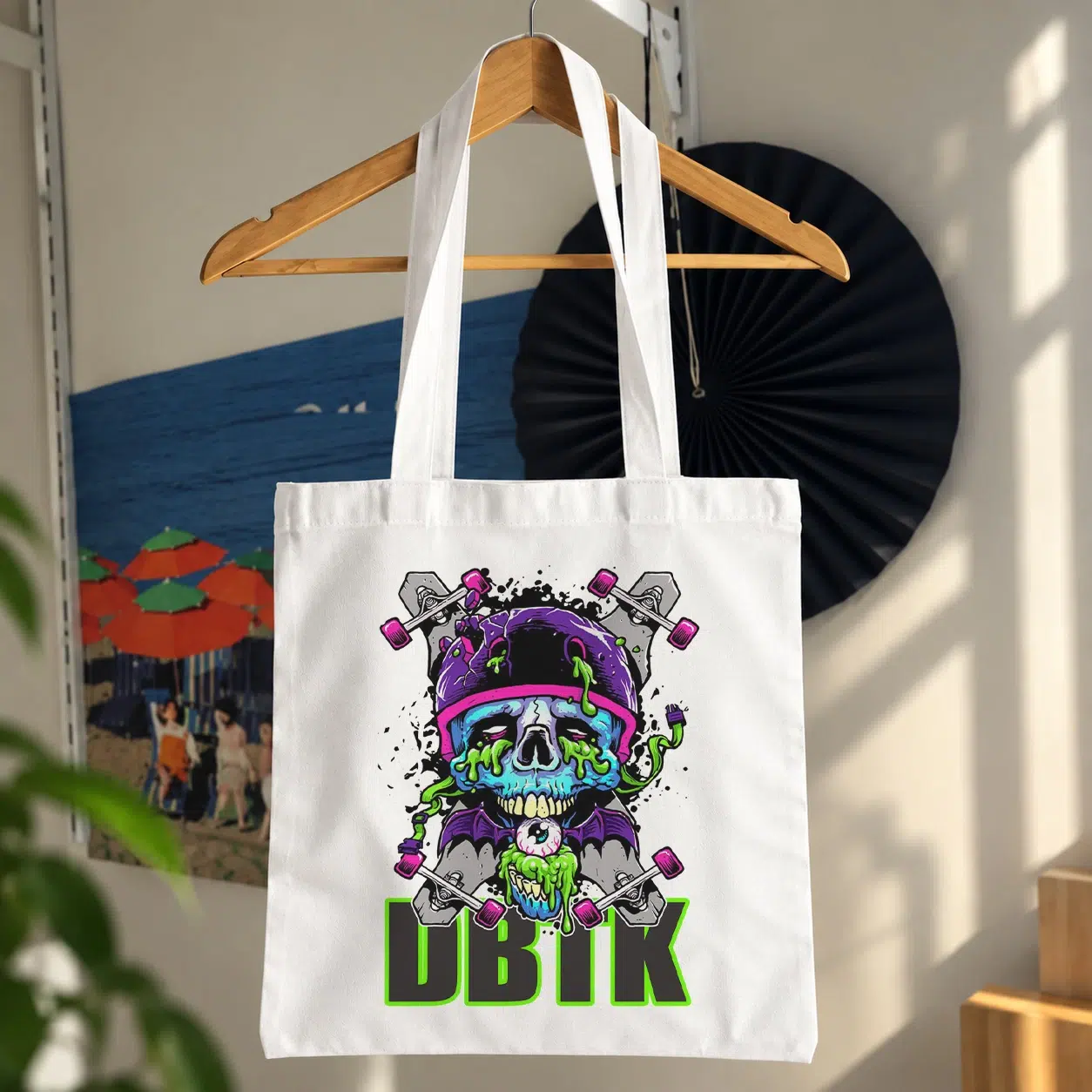 توت بگ جمجمه طرح اسکیت‌بورد DBTK