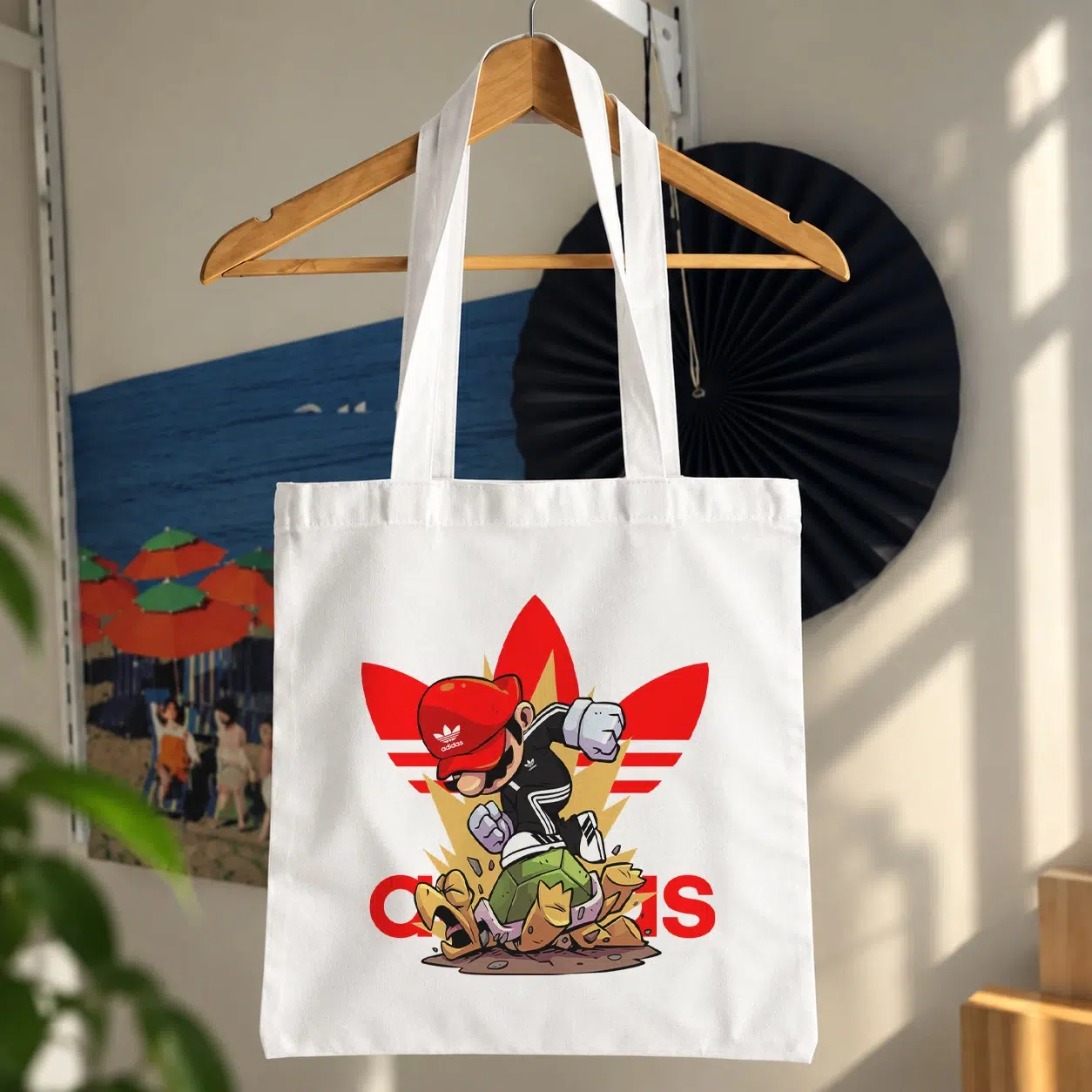 توت بگ انیمه طرح مبارزه با لوگوی Adidas Originals