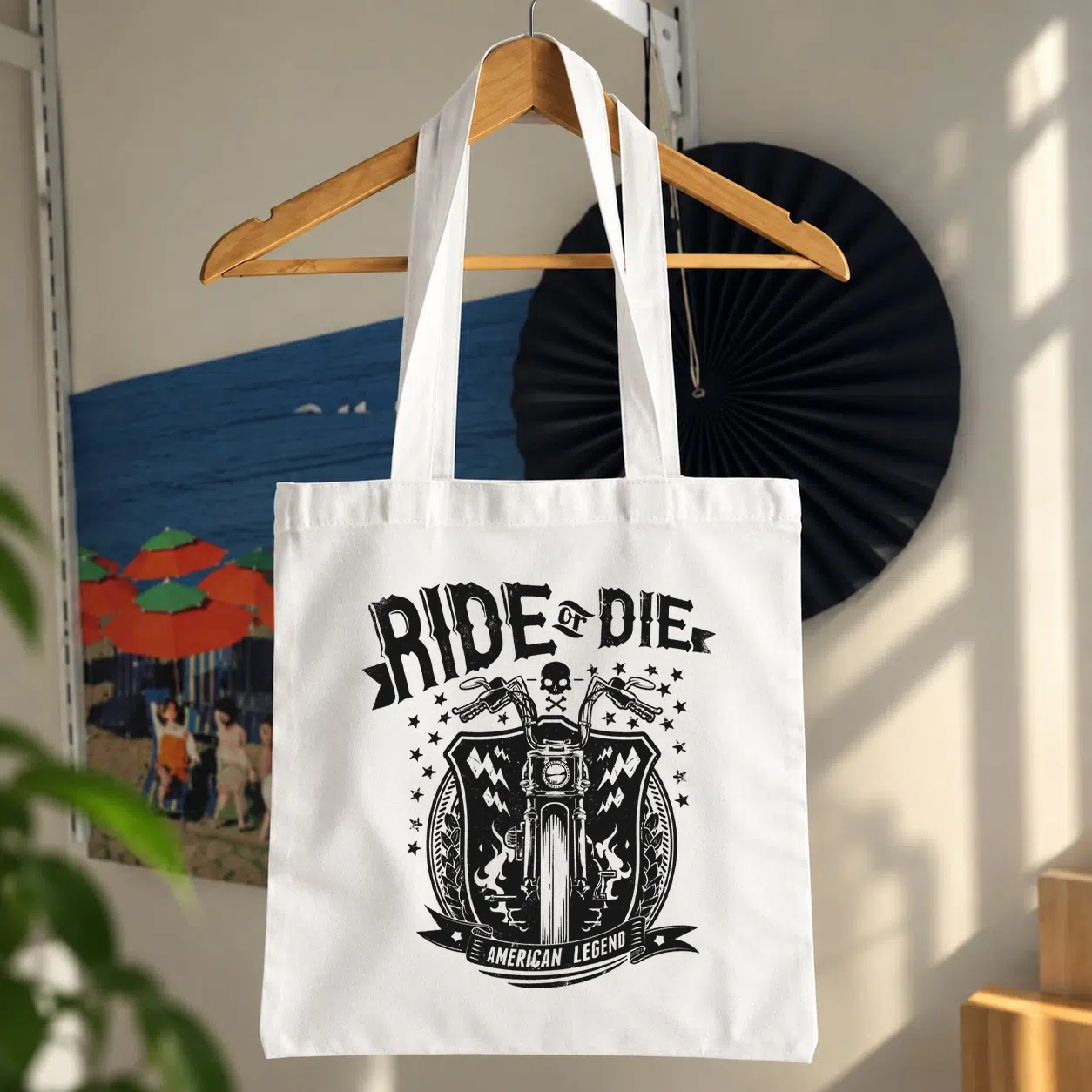 توت بگ موتورسیکلت طرح Ride or Die