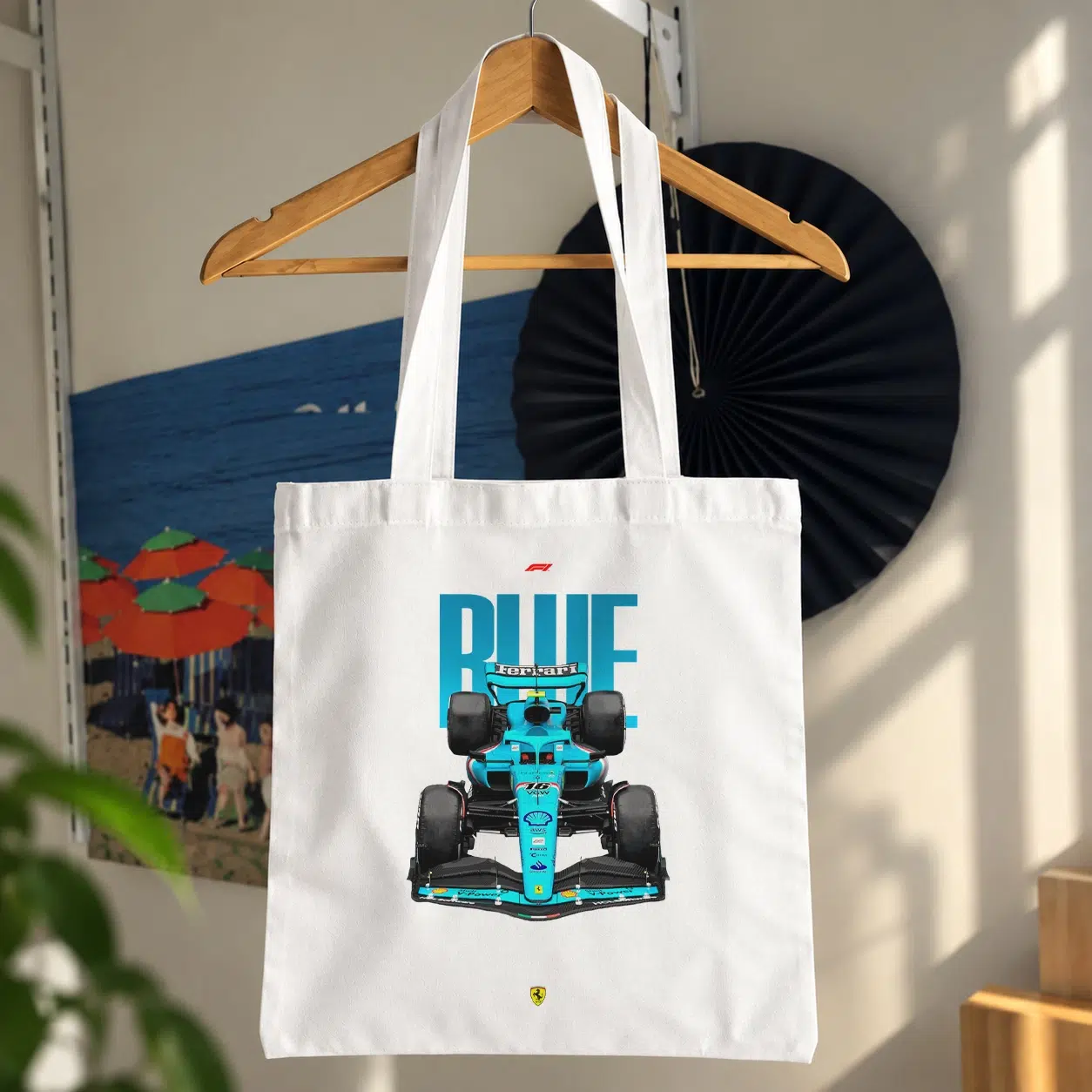 توت بگ فرمول یک طرح ماشین مسابقه (Blue) کد 27185