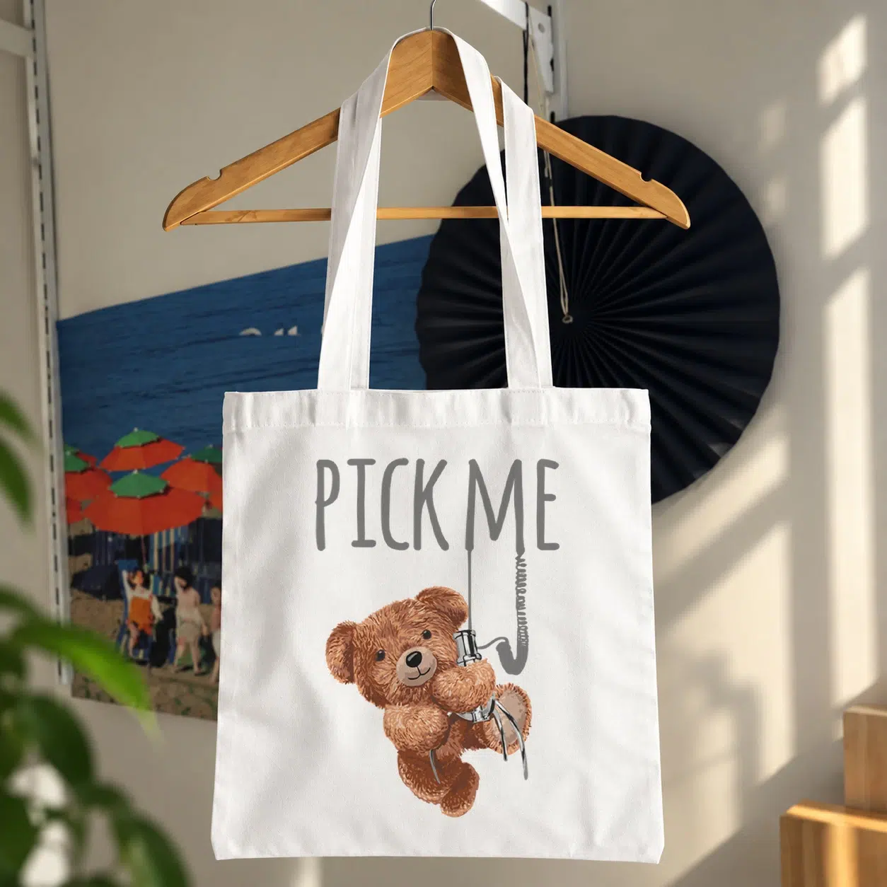 توت بگ خرس عروسکی طرح ماهیگیری Pick Me