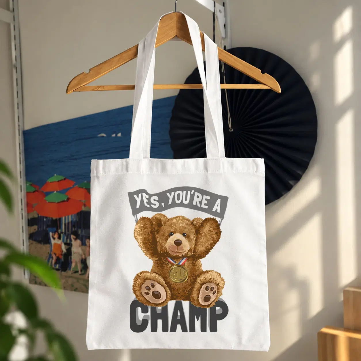 توت بگ خرس عروسکی طرح مدال Champ کد 27243