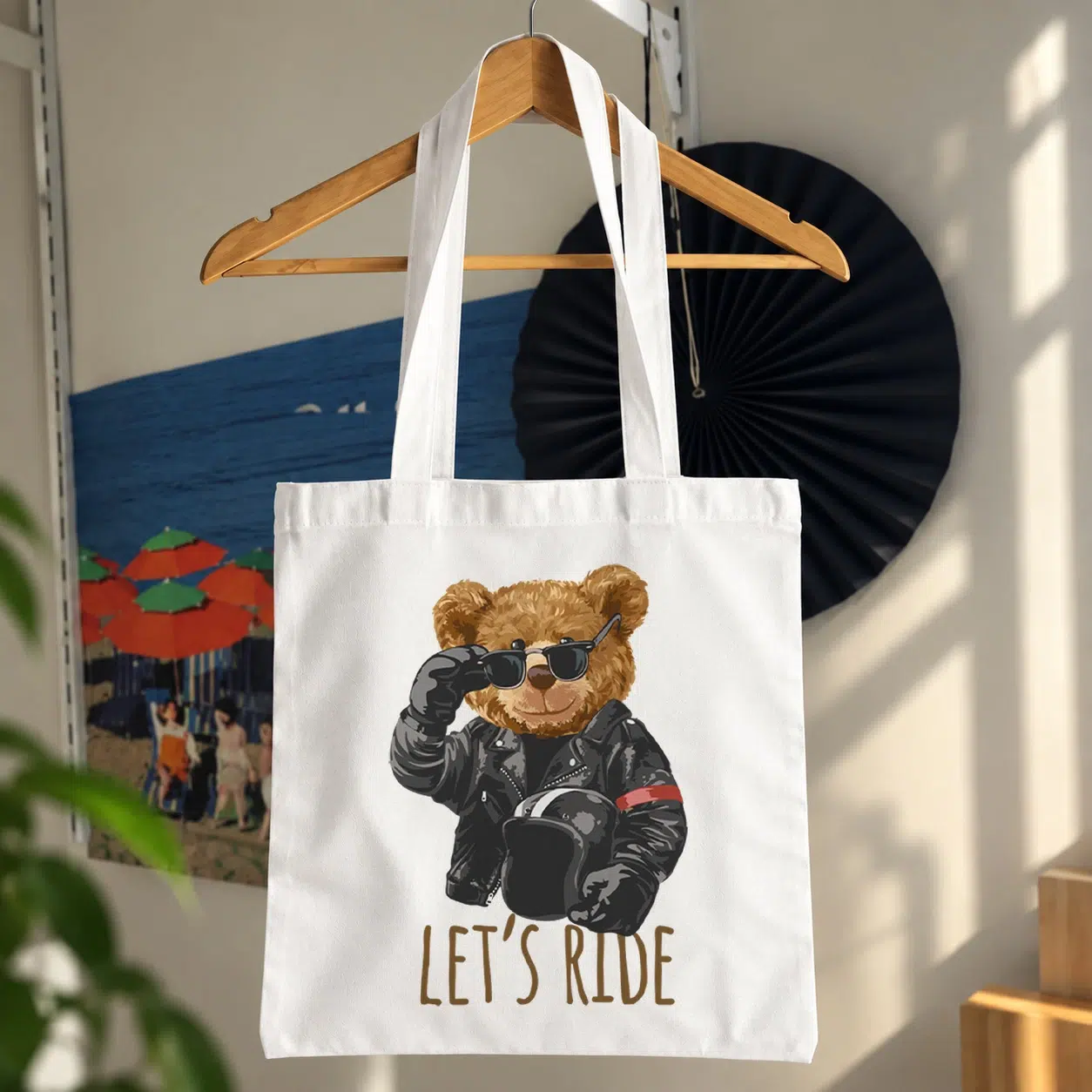 توت بگ خرس عروسکی طرح موتورسواری Let's Ride