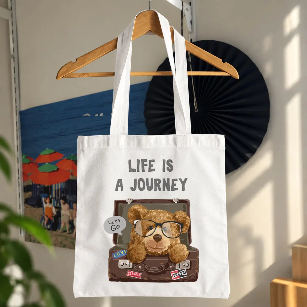 توت بگ خرس عروسکی طرح Life is a Journey