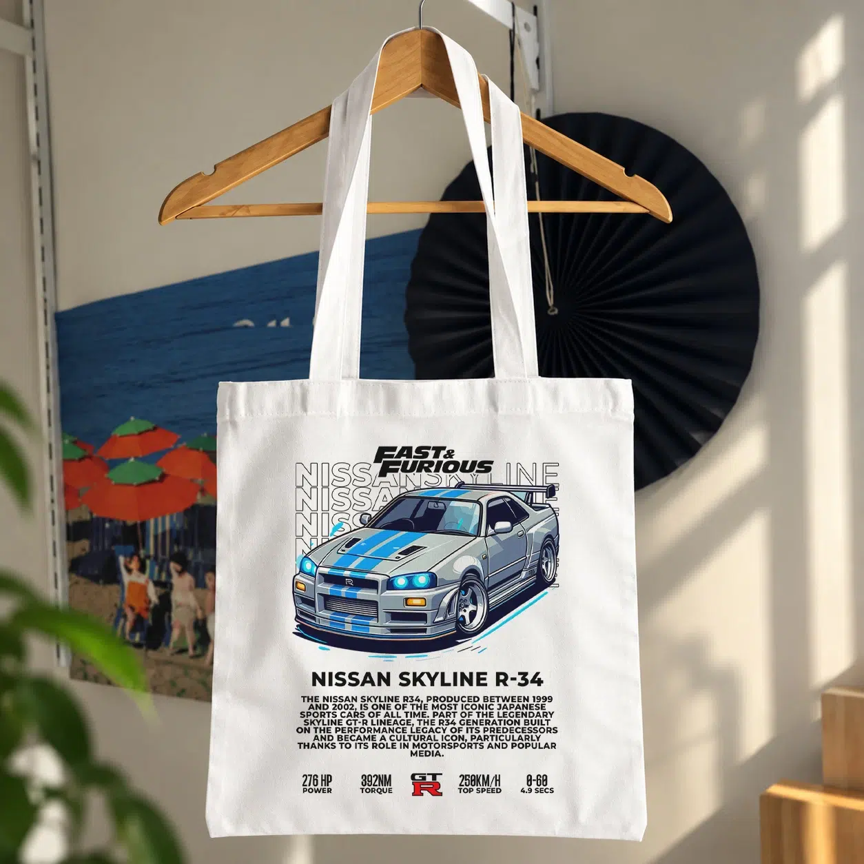 توت بگ نیسان اسکای‌لاین طرح Fast and Furious R-34