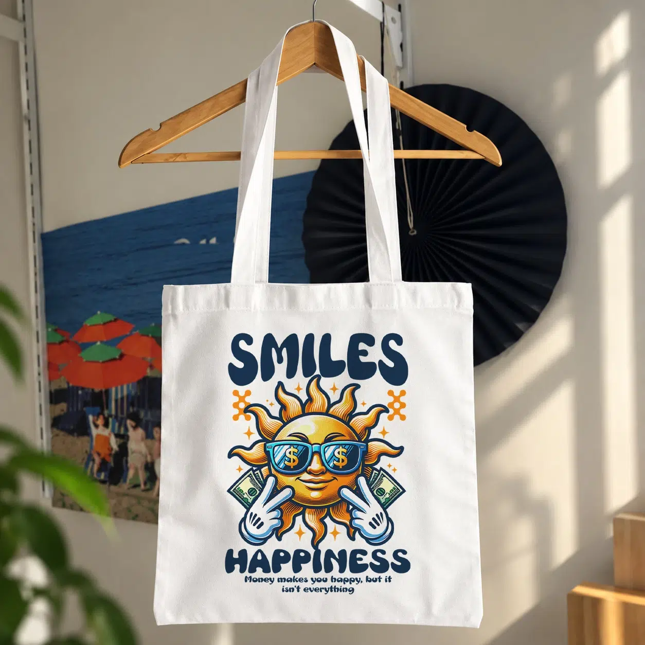 توت بگ طرح خورشید Smiles Happiness