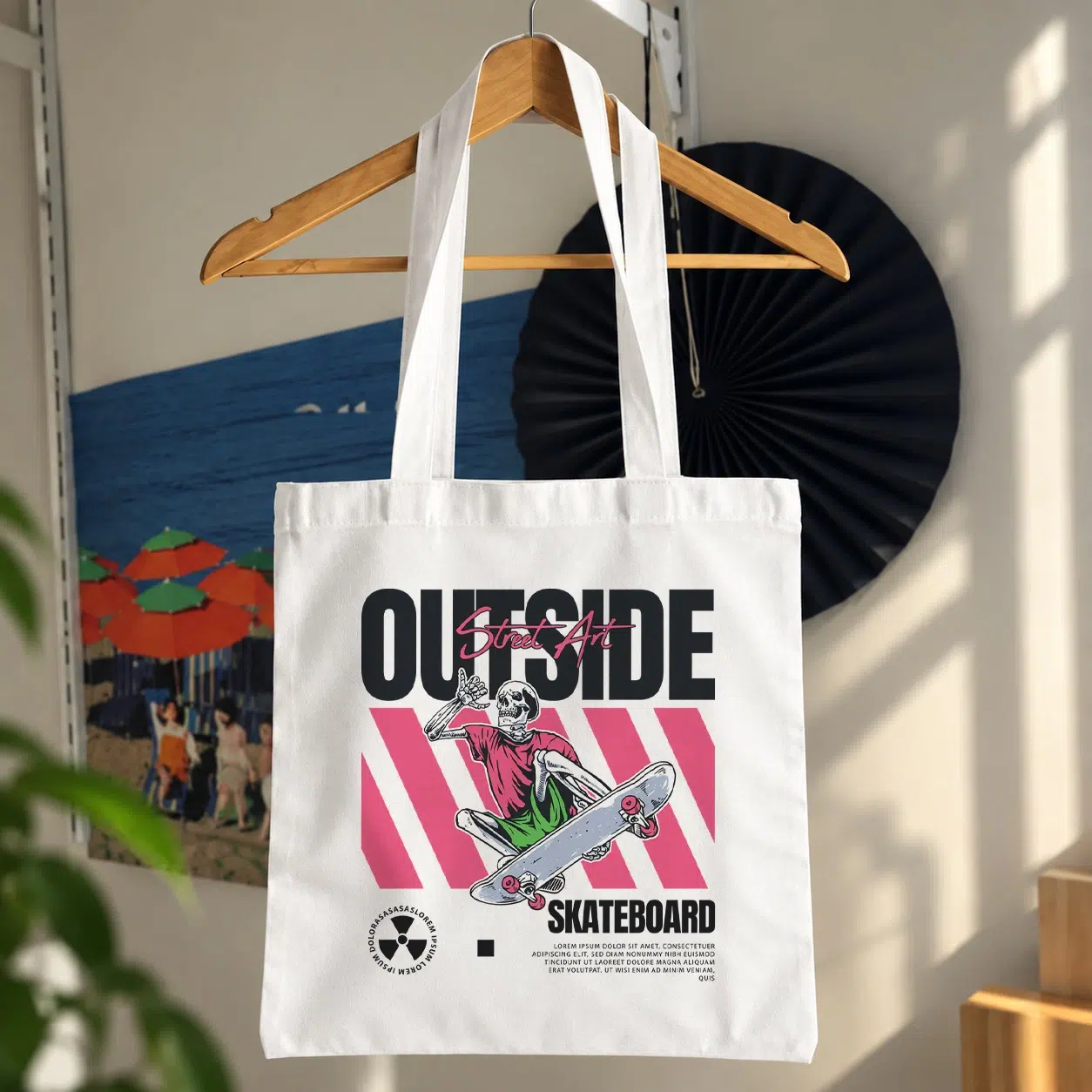 توت بگ اسکیت‌بورد طرح اوت‌ساید (Outside Skateboard)
