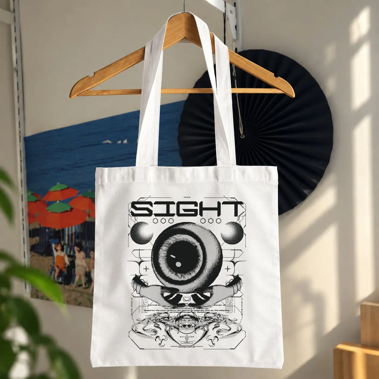 توت بگ طرح چشم سیاه Sight
