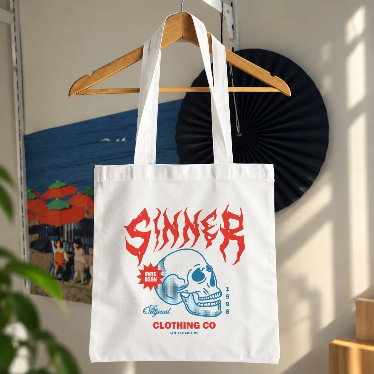 توت بگ طرح جمجمه آبی Sinner