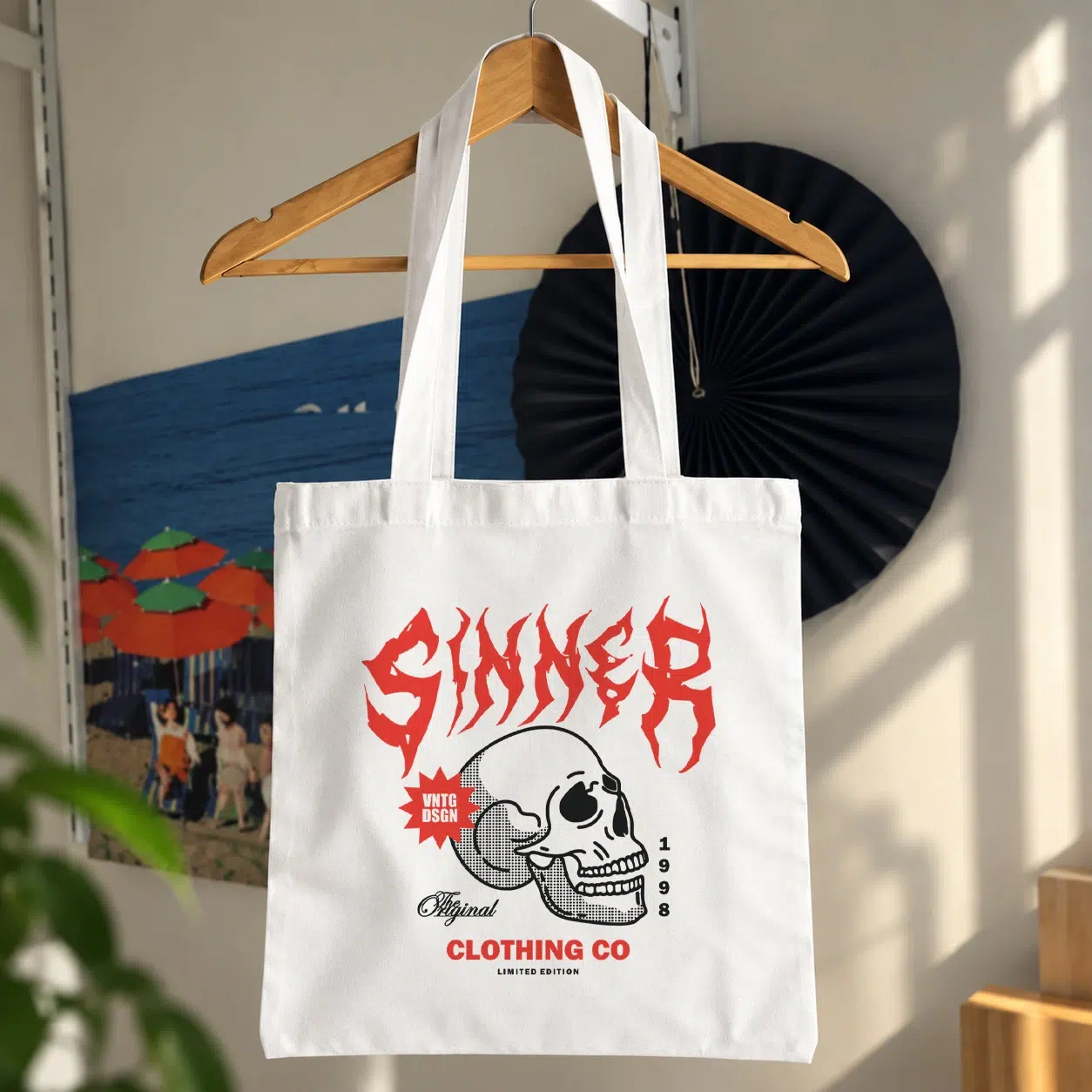 توت بگ طرح جمجمه سیاه Sinner