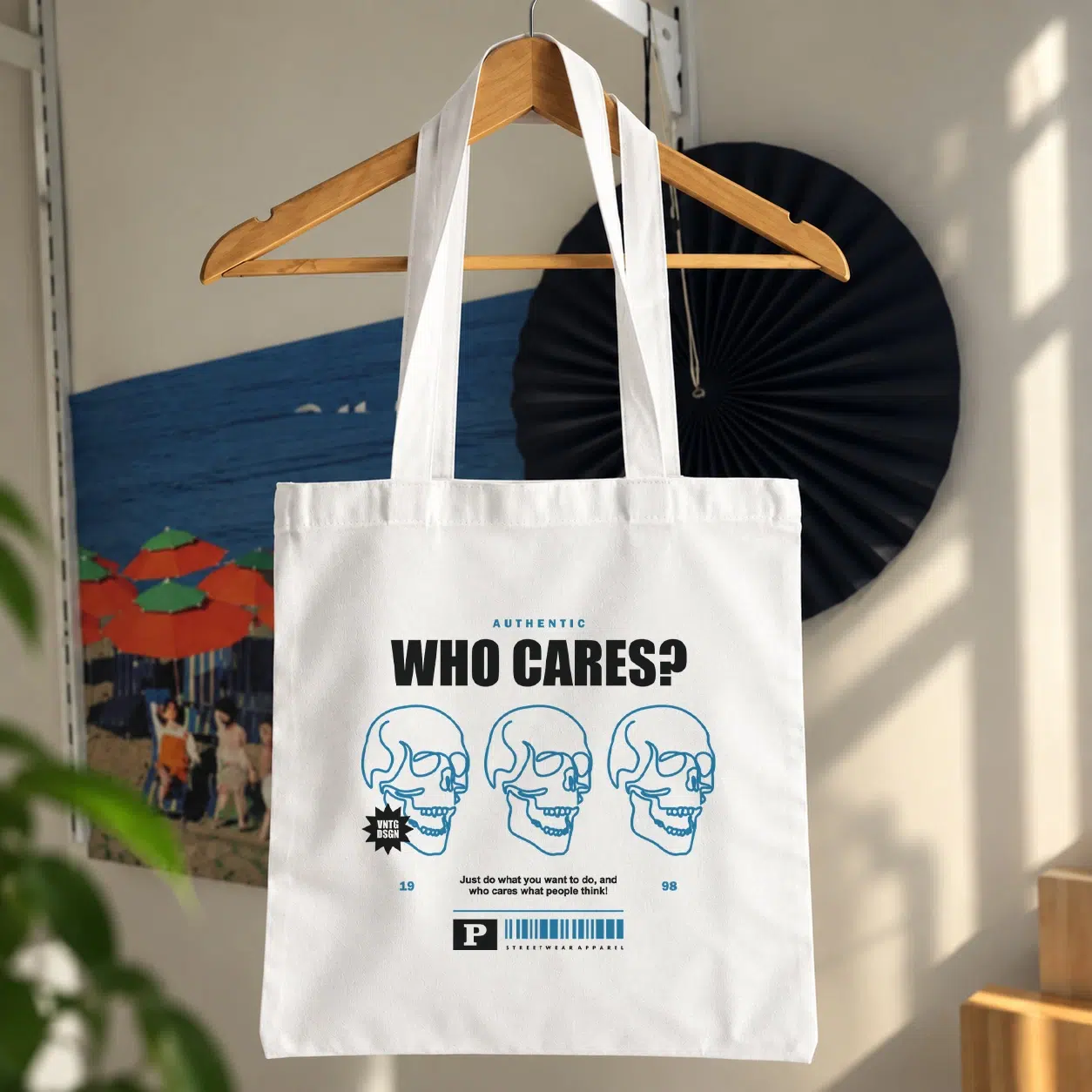 توت بگ طرح Who Cares با جمجمه