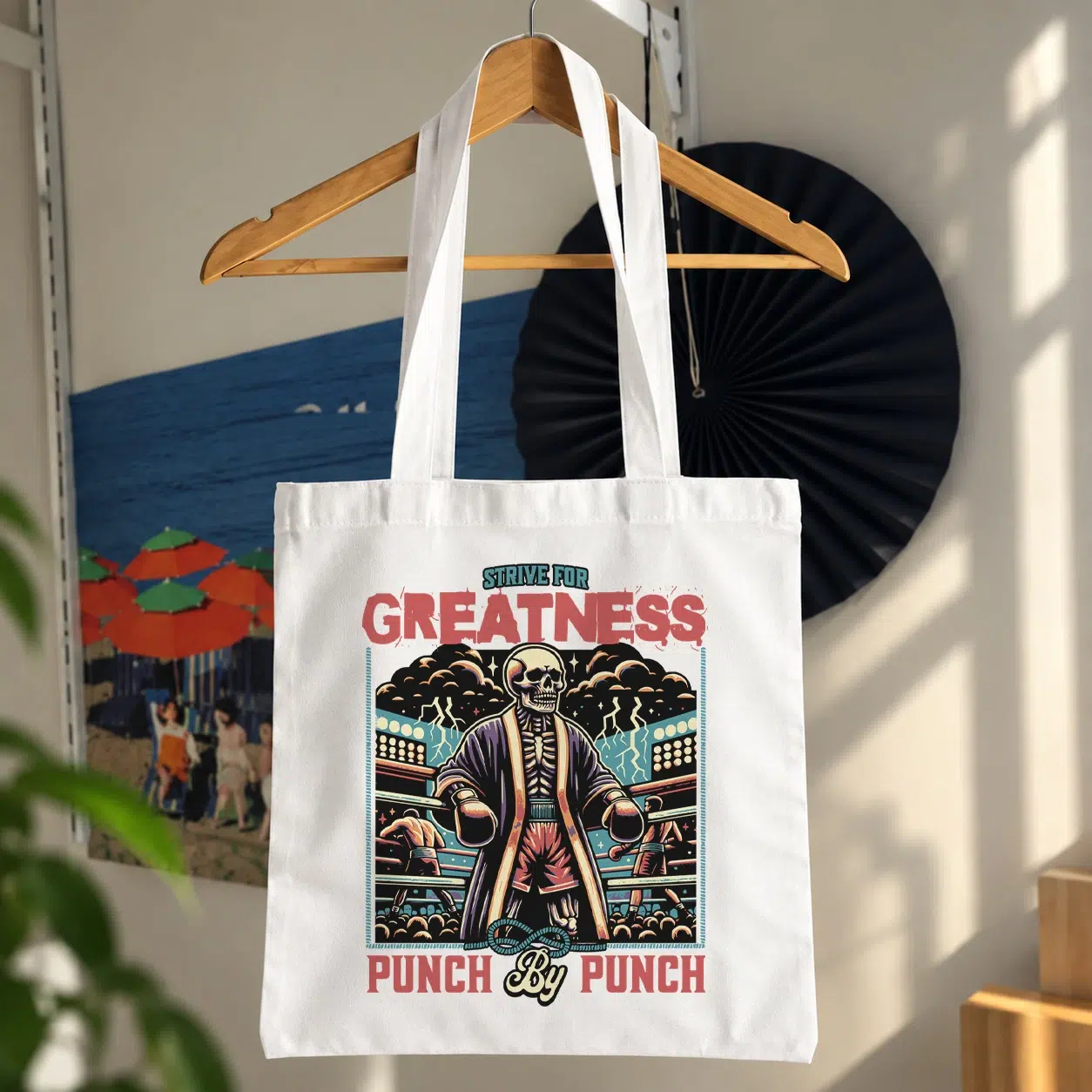 توت بگ طرح STRIVE FOR PUNCH PUNCH GR A NESS PUNCH PUNCH