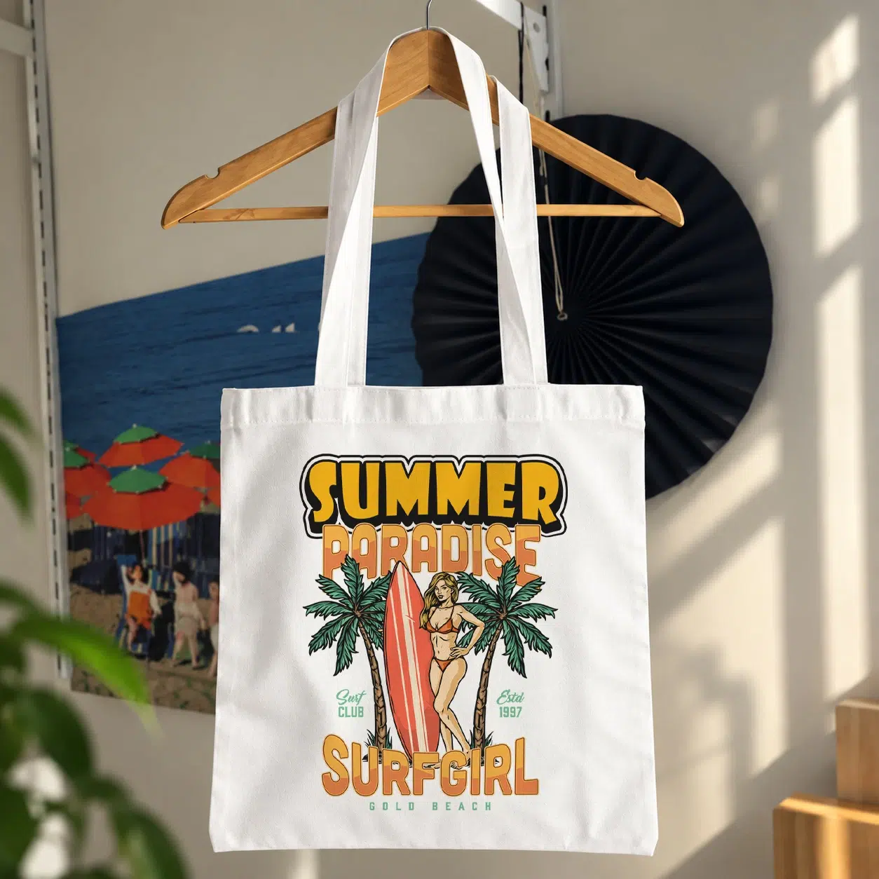 توت بگ طرح موج‌سواری Summer Paradise