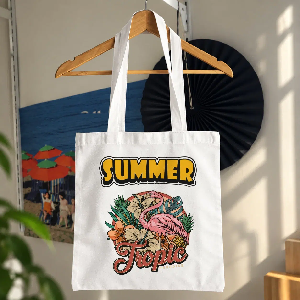 توت بگ طرح فلامینگو Summer Tropic