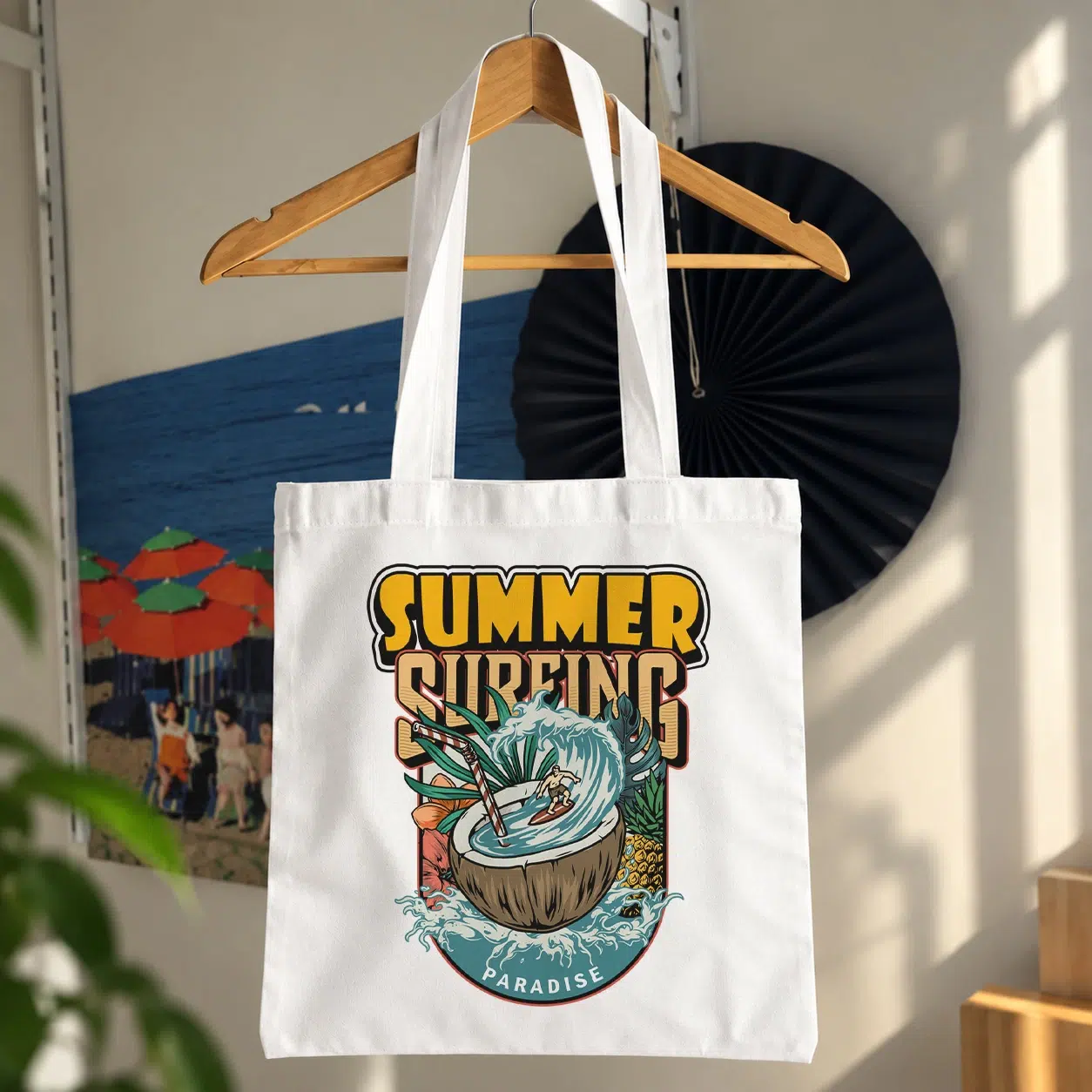 توت بگ طرح موج‌سواری Summer Surfing