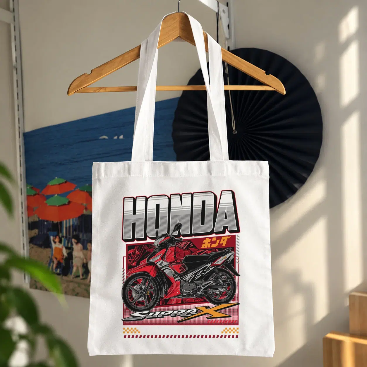 توت بگ طرح قرمز Honda Supra X