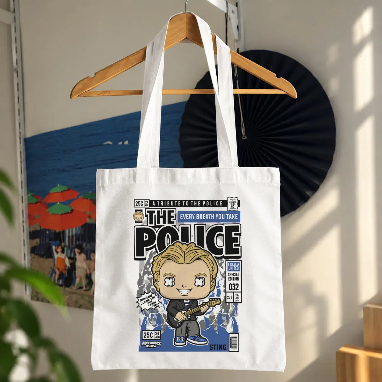 توت بگ طرح A TRIBUTE TO THE POLICE COMICS COOE EVERY BREATH YOU TAKE ROCKSTAR UNITED