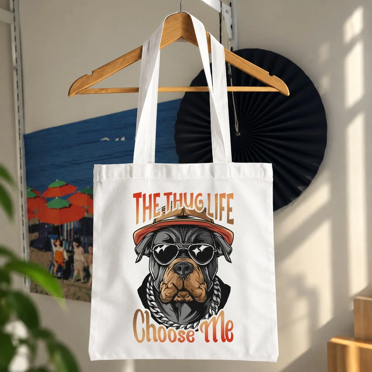 توت بگ طرح سگ Thug Life