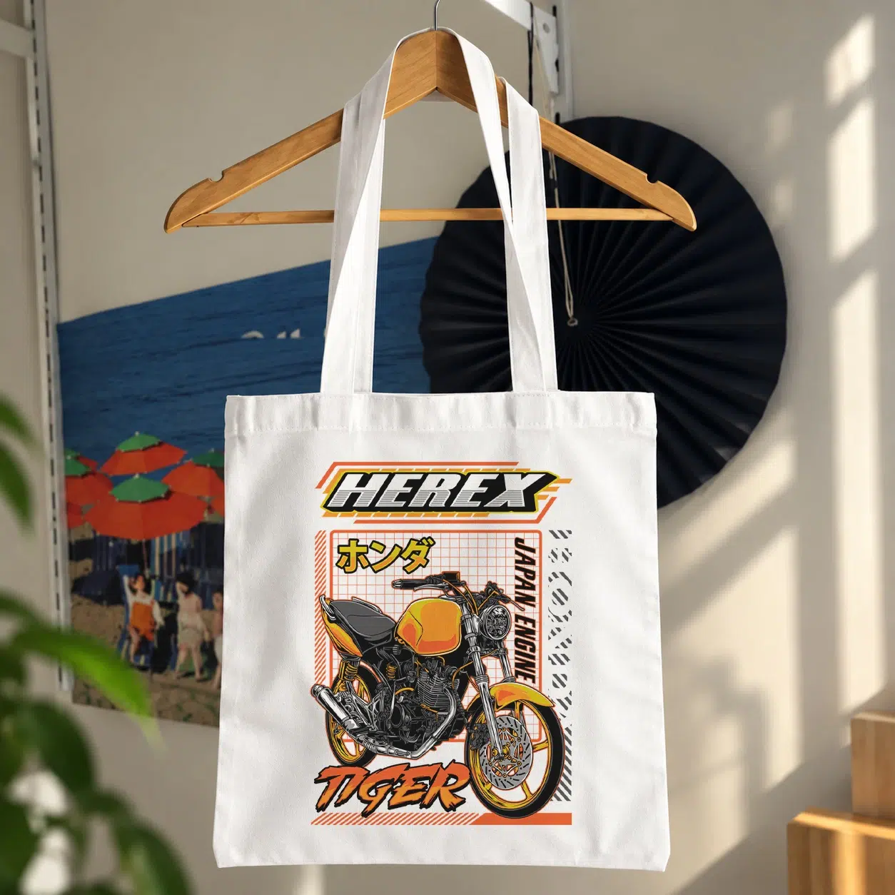 توت بگ طرح موتورسیکلت Honda Tiger
