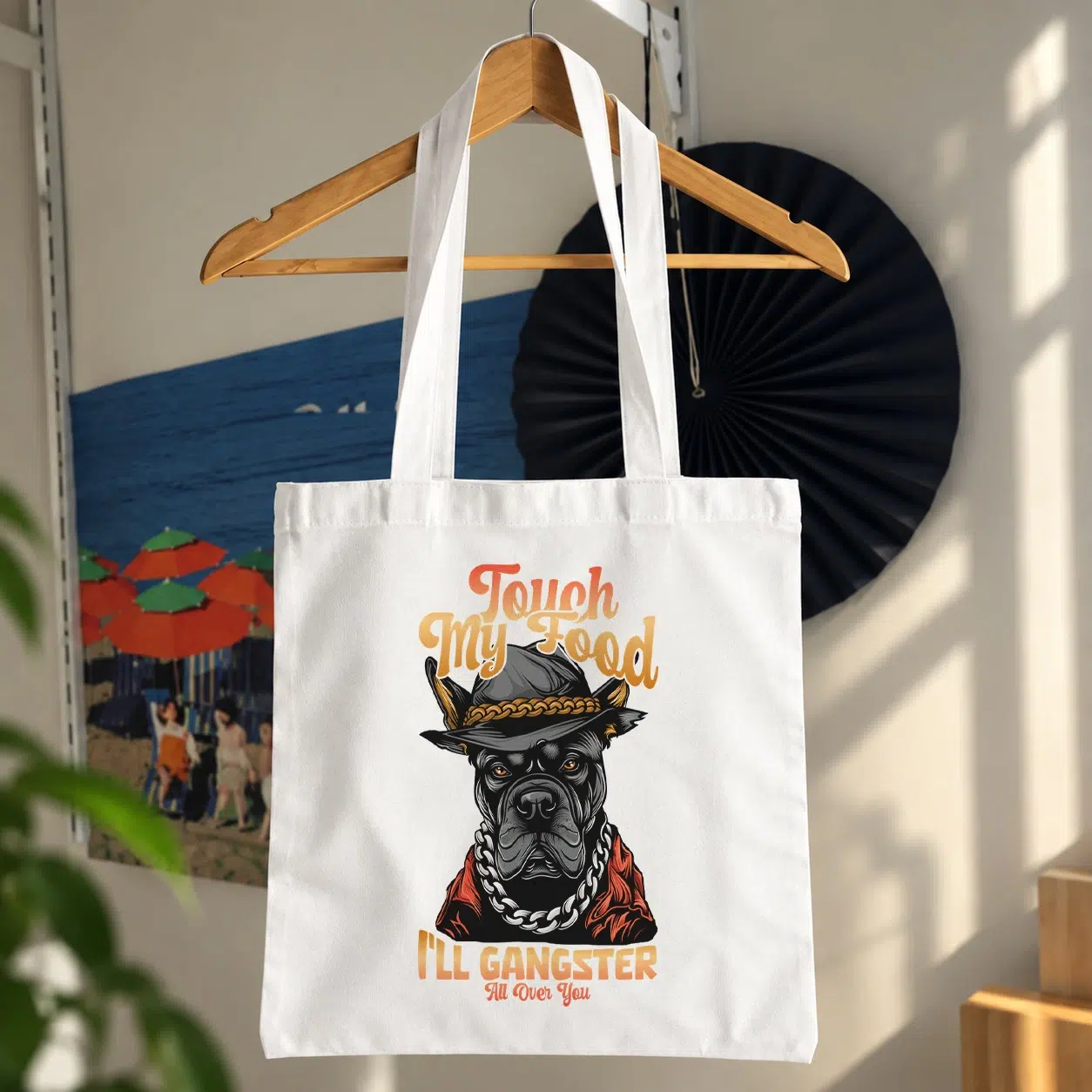 توت بگ طرح سگ گنگستری Touch My Food