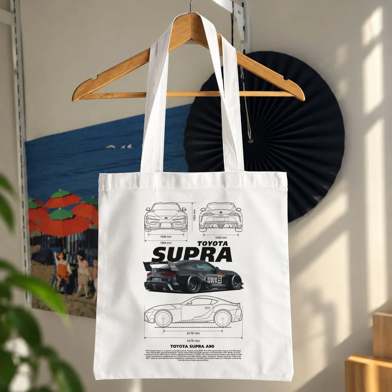 توت بگ طرح 1594 mm 1854 mm 1589 mm TOYOTA UP A Dun: 2470 mm 4379 mm TOYOTA SUPRA A90 The