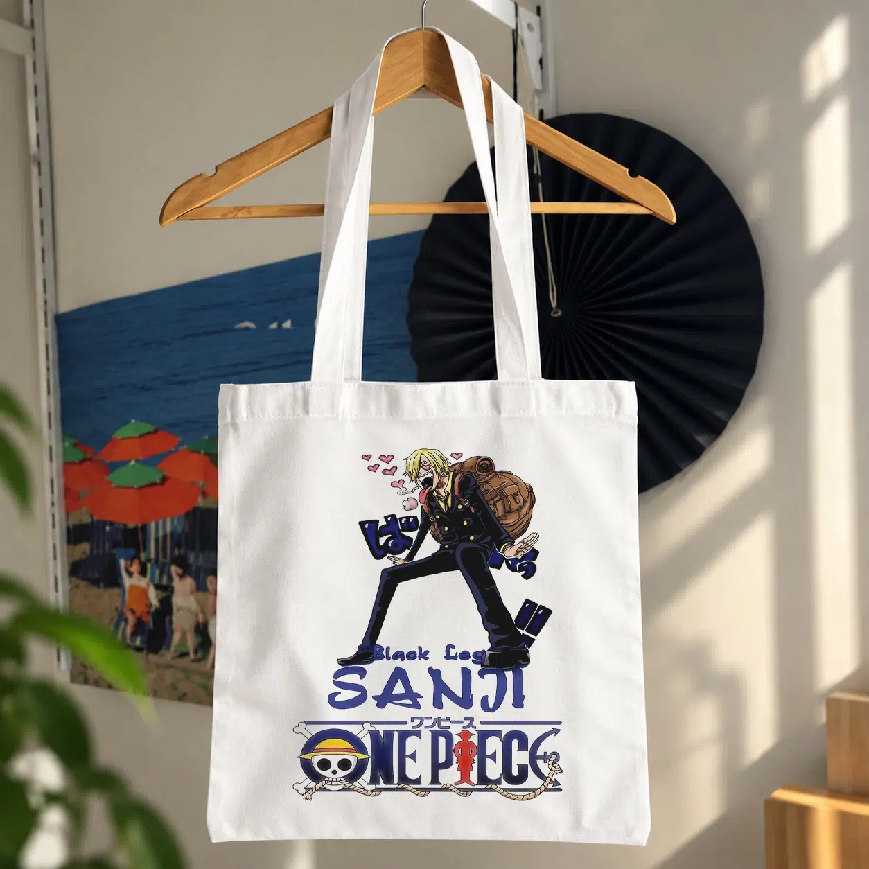 توت بگ انیمه وان پیس طرح سانجی بلک لگ (Sanji)