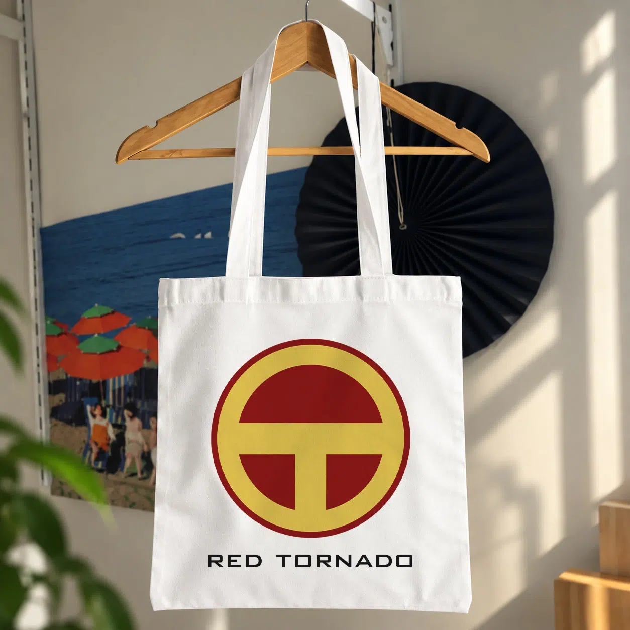 توت بگ دی‌سی طرح لوگوی رد تورنادو (Red Tornado)