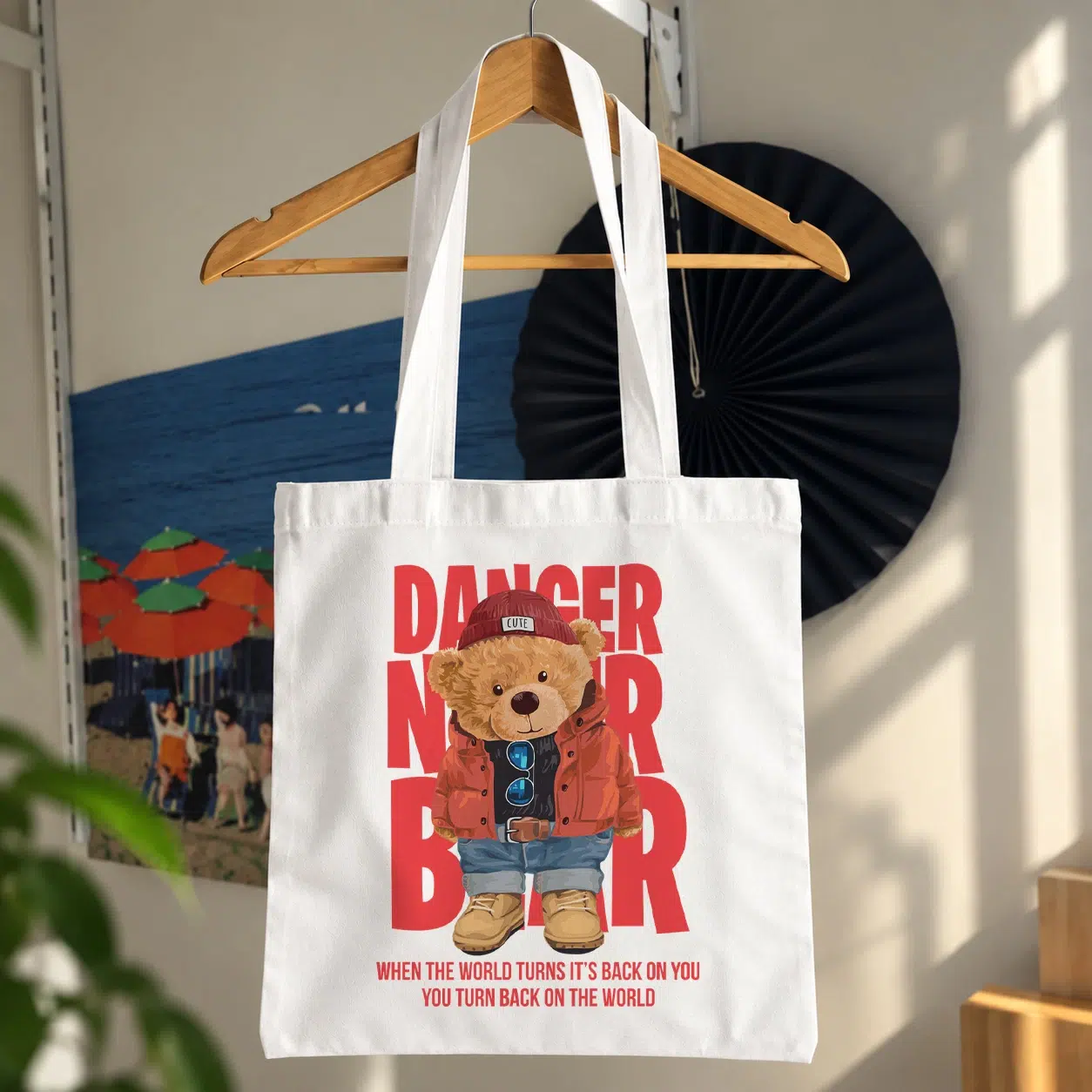 توت بگ طرح خرس عروسکی سرکش Danger