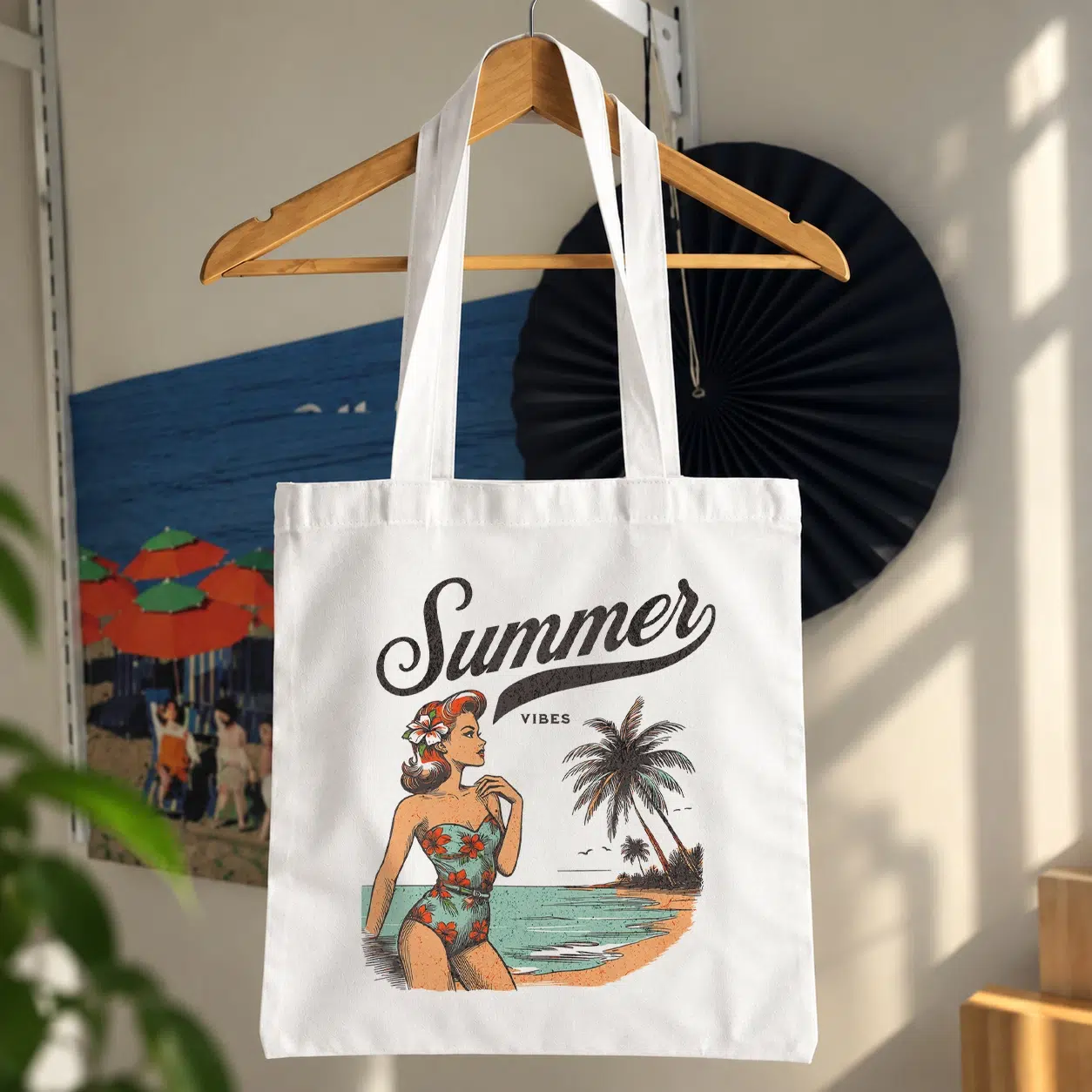 توت بگ طرح دختر ساحلی Summer Vibes
