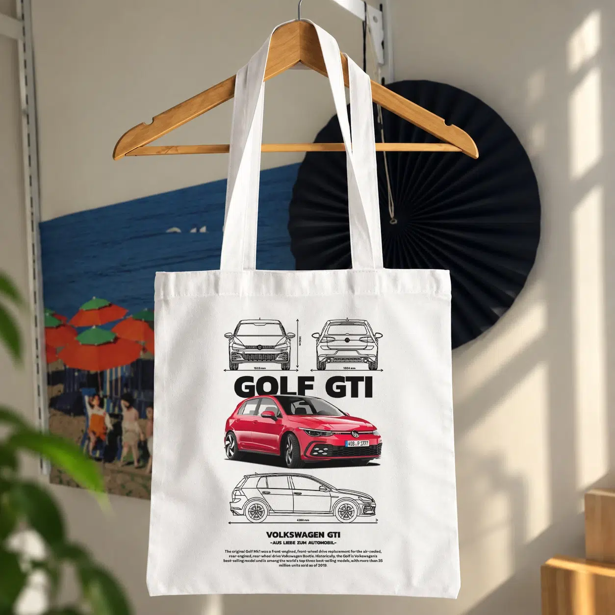 توت بگ طرح فولکس واگن گلف GTI قرمز