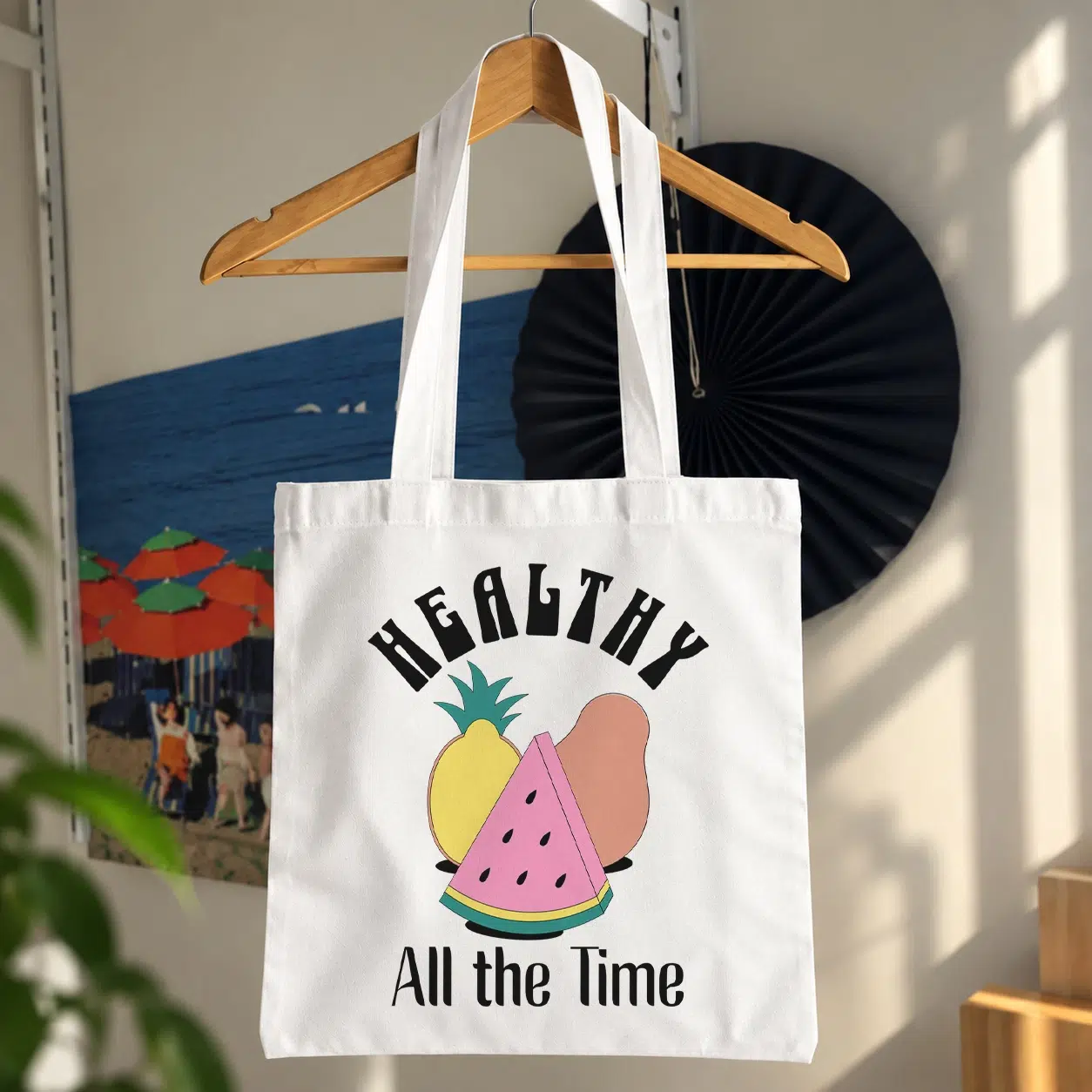 توت بگ طرح Healthy All the Time با هندوانه