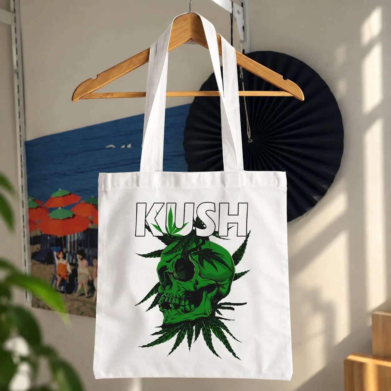توت بگ طرح جمجمه سبز Kush