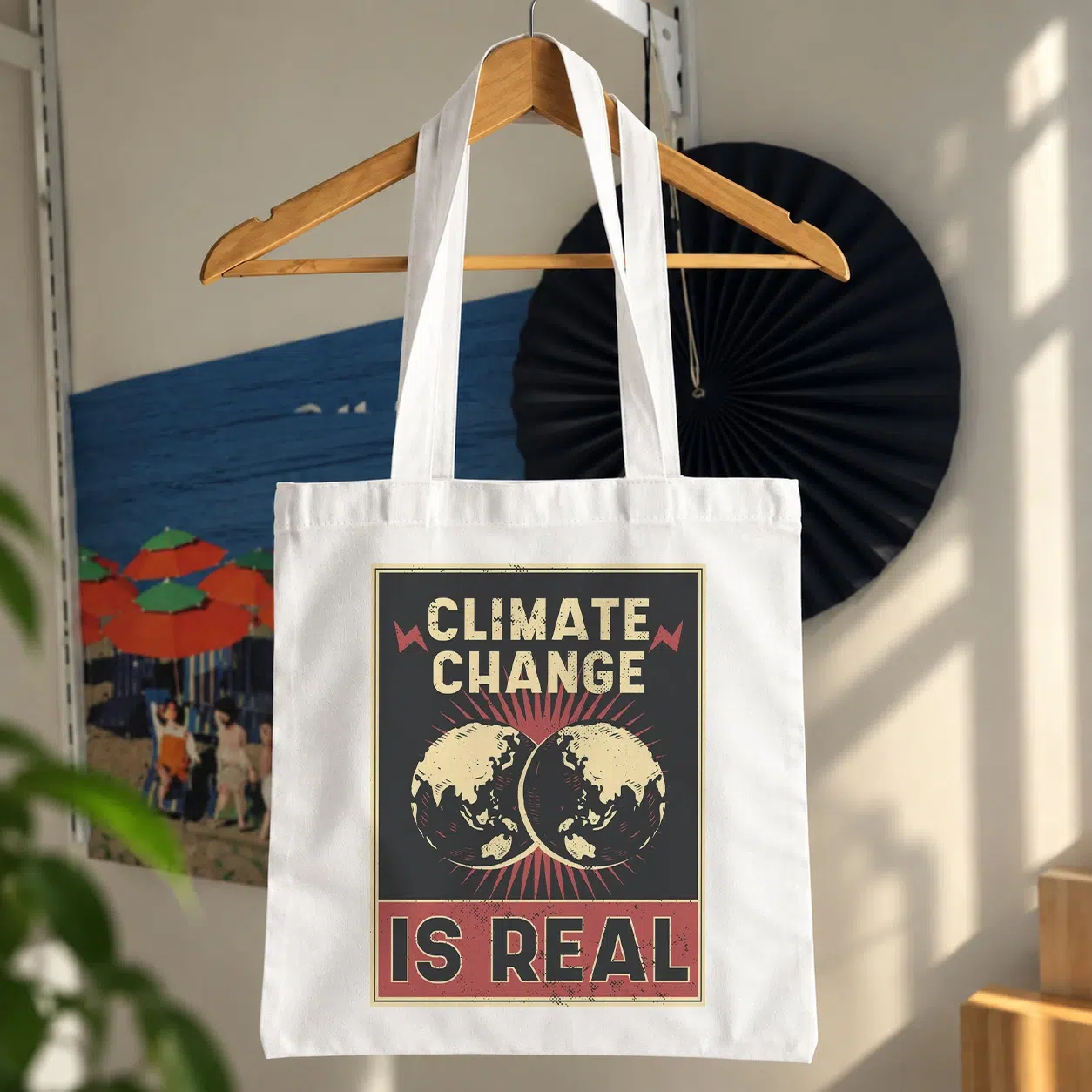 توت بگ طرح ACLIMATE IS REAL nCLlMATEN CUANGE JIS-QEAL