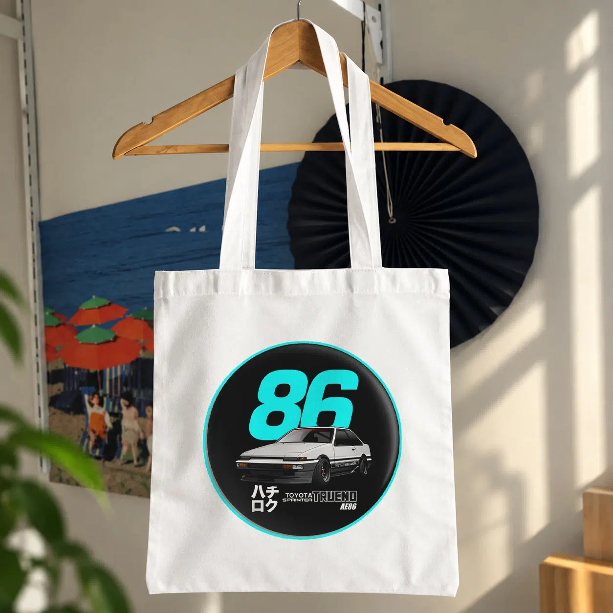 توت بگ تویوتا AE86 طرح دایره نئونی (AE86)