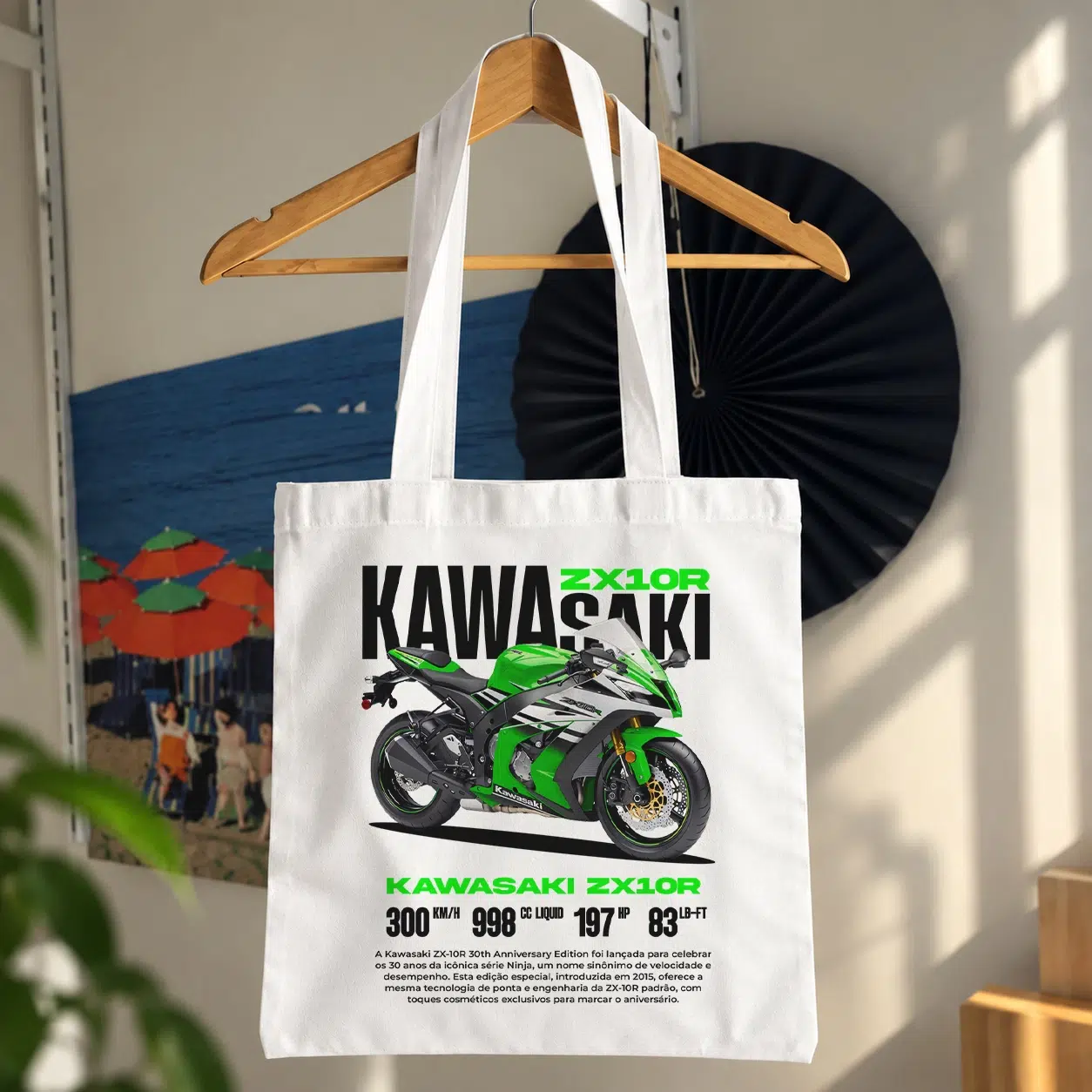توت بگ طرح 83 A Kawasaki ZX-IOR 30th Anniversary Edition foi lanqada para celebrar os 30