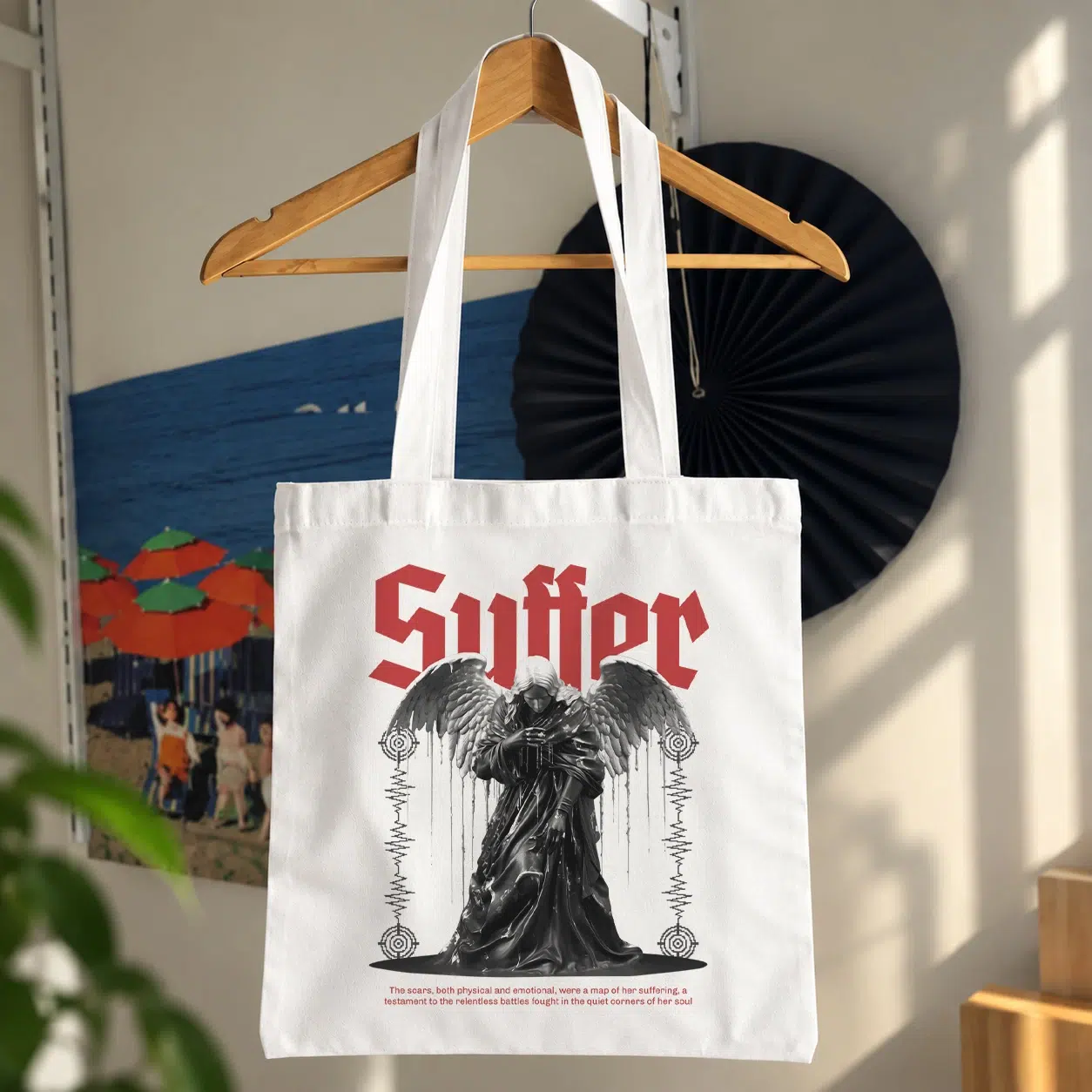 توت بگ دارک طرح فرشته مرگ و نوشته Suffer
