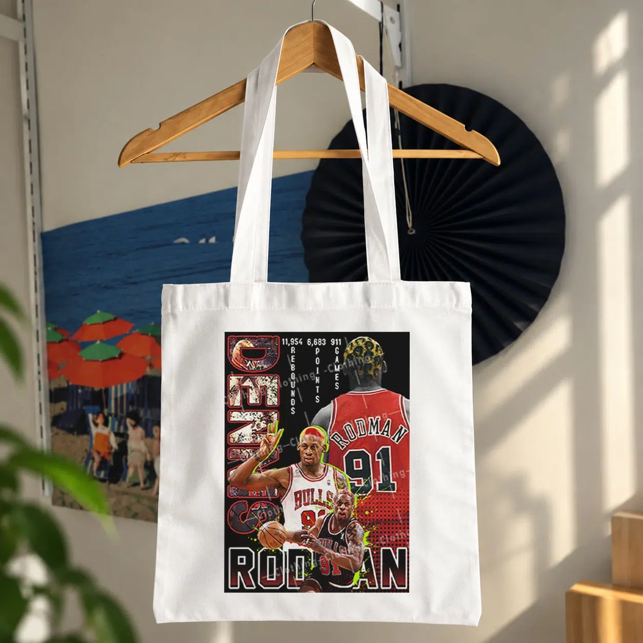 توت بگ بسکتبال طرح دنیس رادمن (Dennis Rodman)
