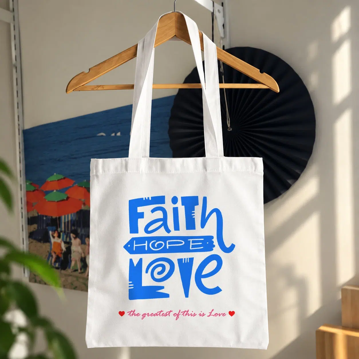 توت بگ تایپوگرافی Faith Hope Love