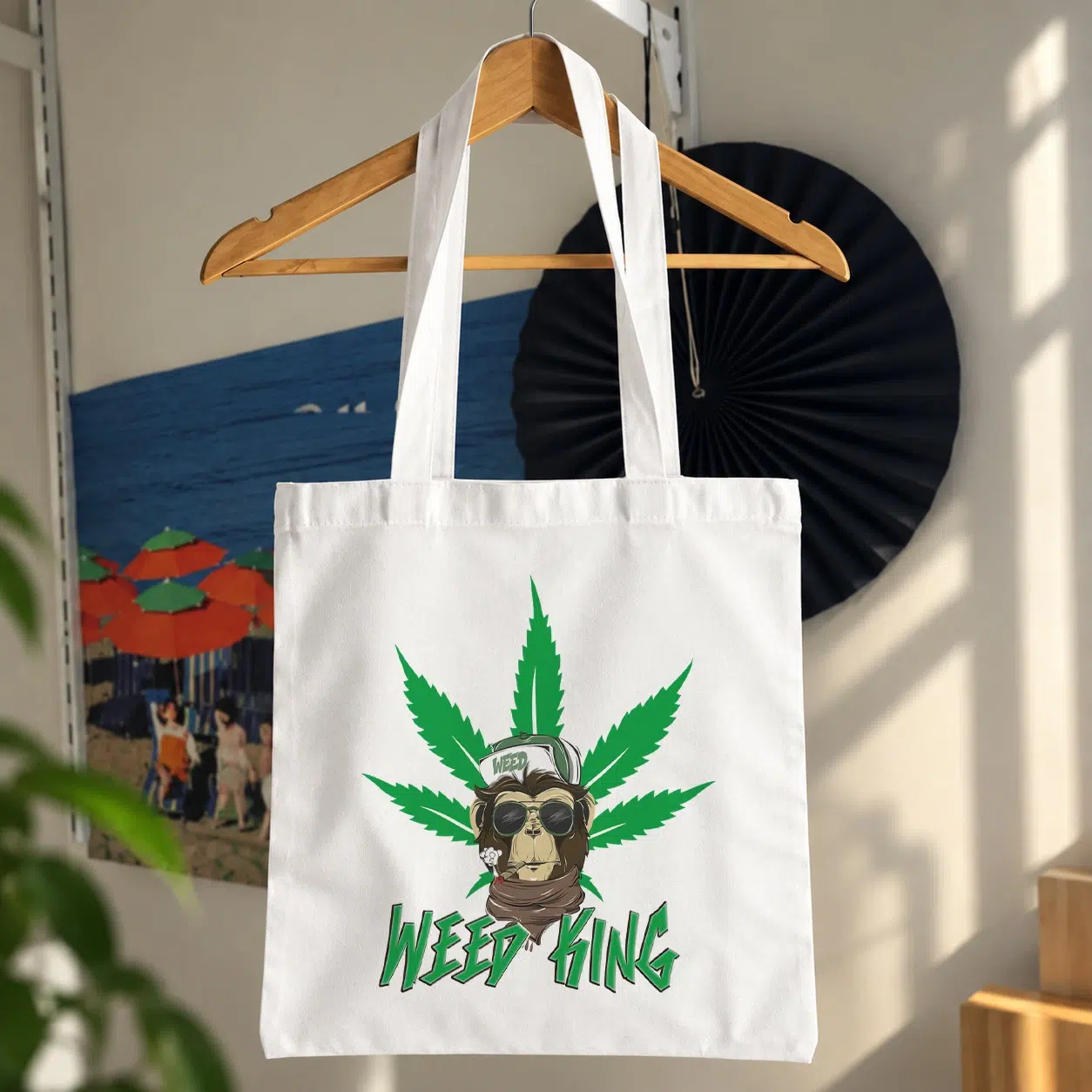 توت بگ جمجمه پادشاه ماری‌جوانا طرح Weed King