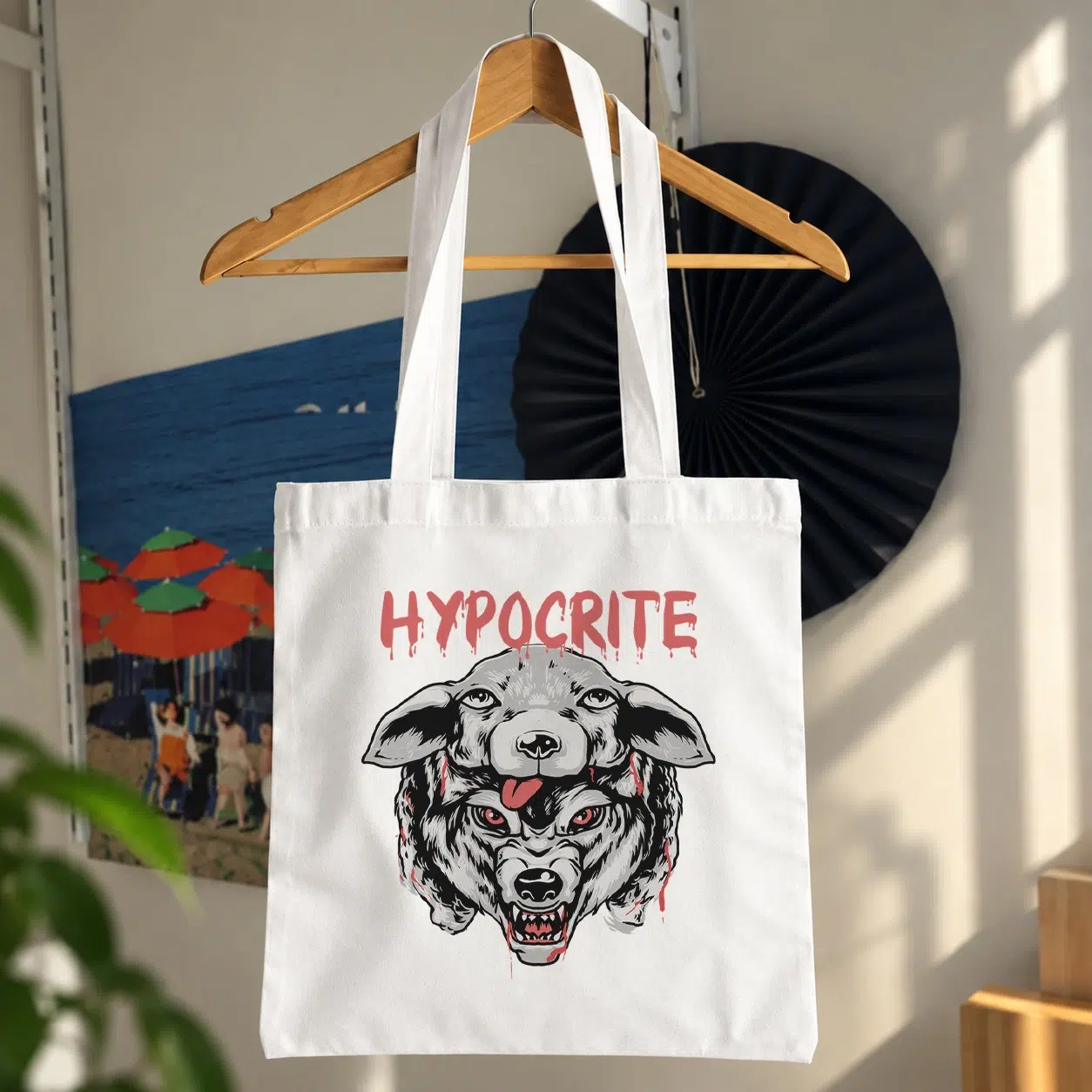 توت بگ سگ دوچهره طرح Hypocrite