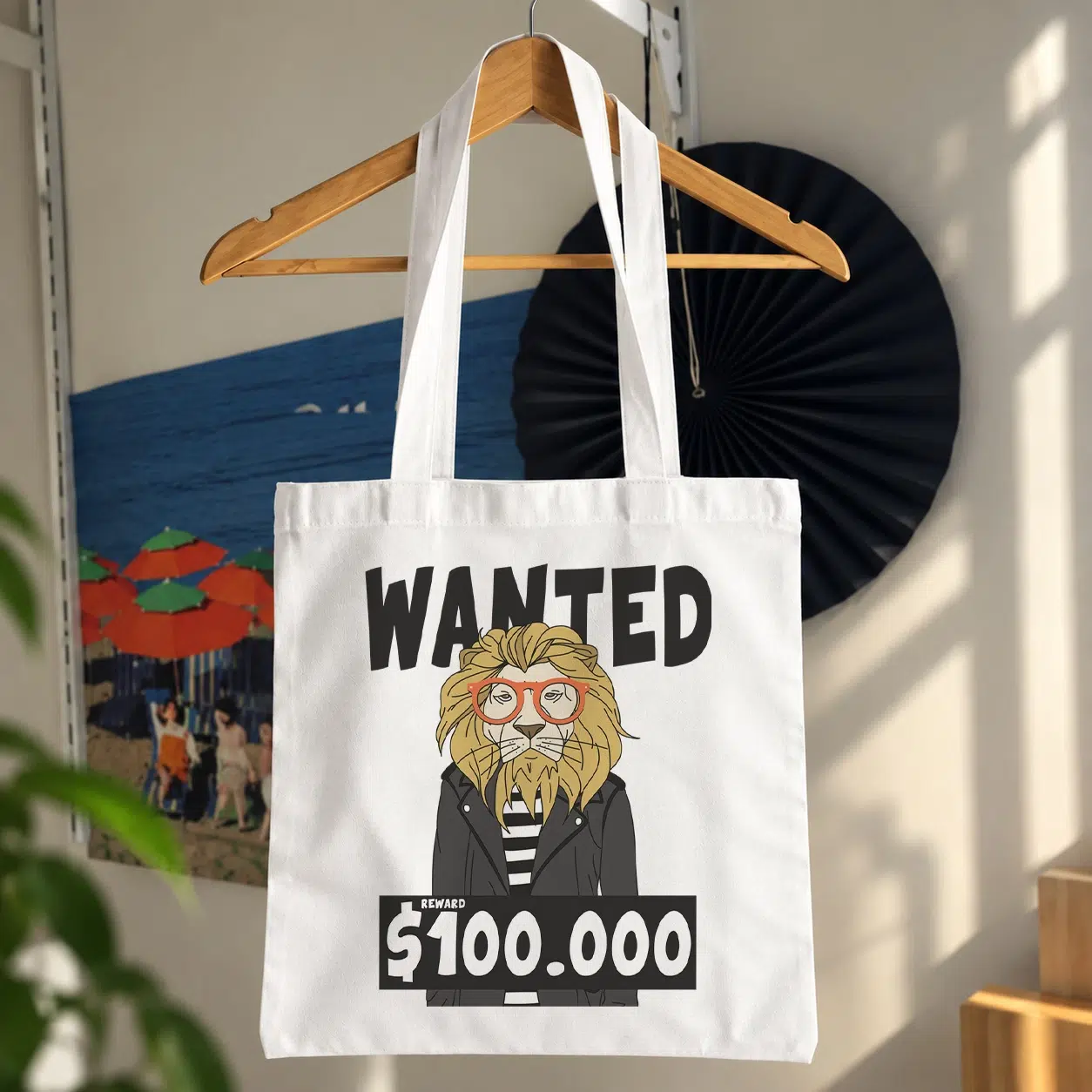 توت بگ شیر تحت تعقیب طرح Wanted کارتونی
