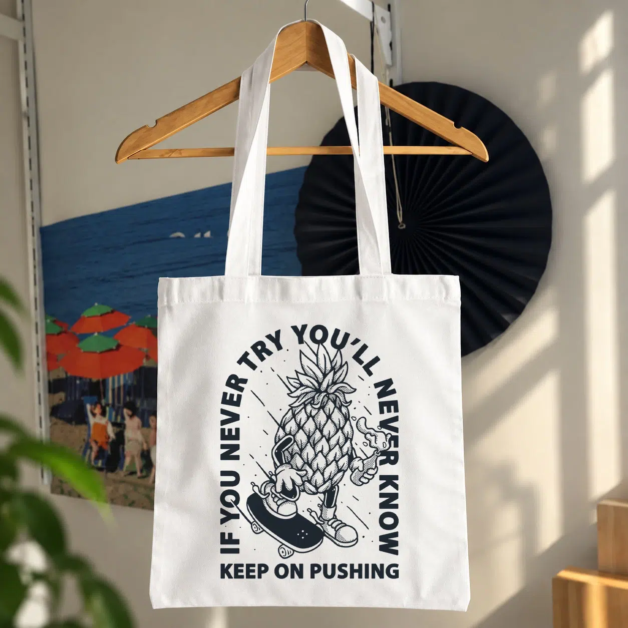 توت بگ انگیزشی طرح ادامه‌دادن و Keep on Pushing