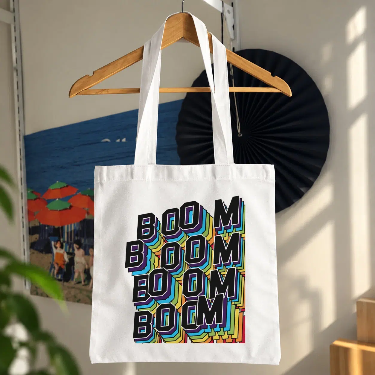 توت بگ تایپوگرافی رنگی Boom Boom Boom