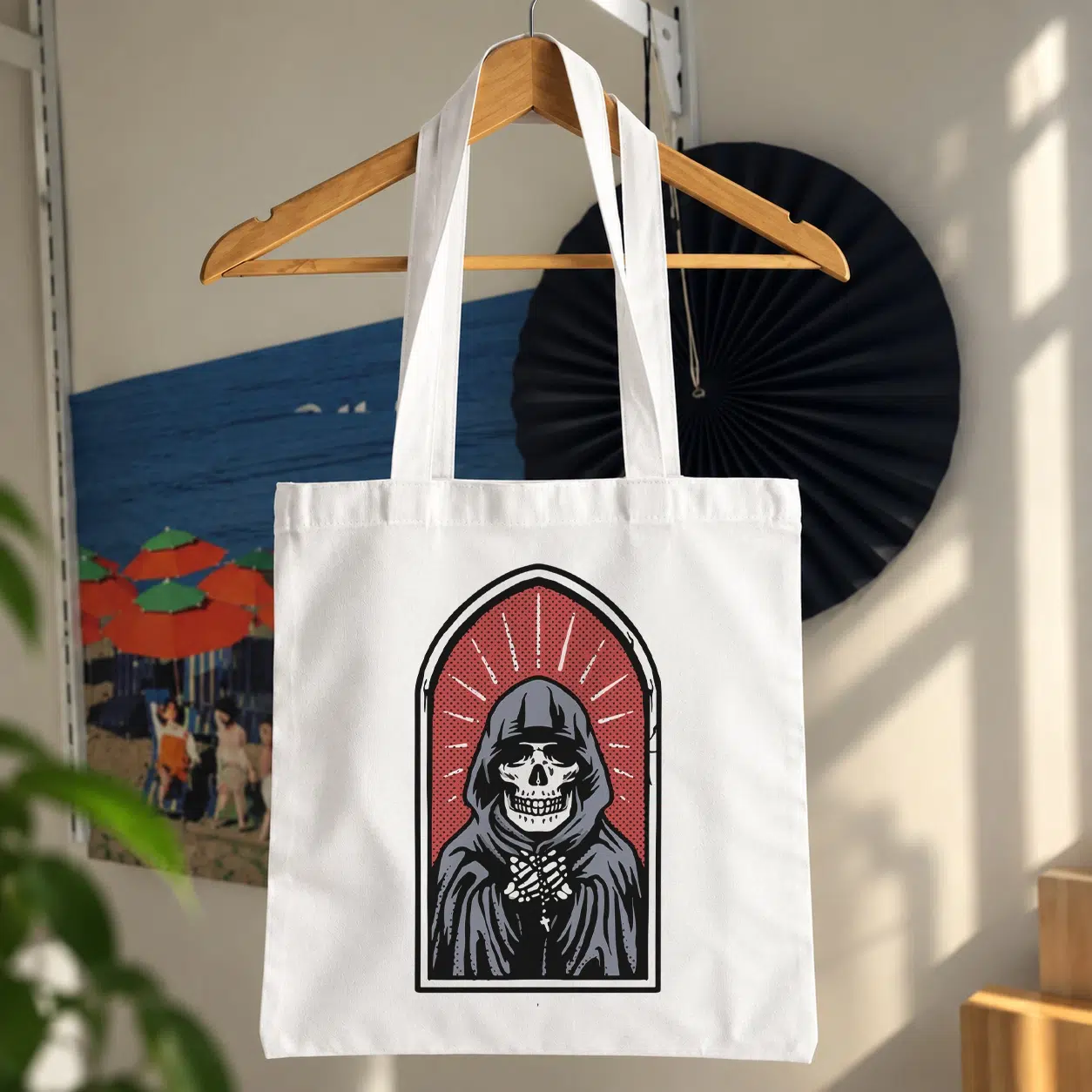 توت بگ اسکلت شنل‌پوش طرح Grim Reaper