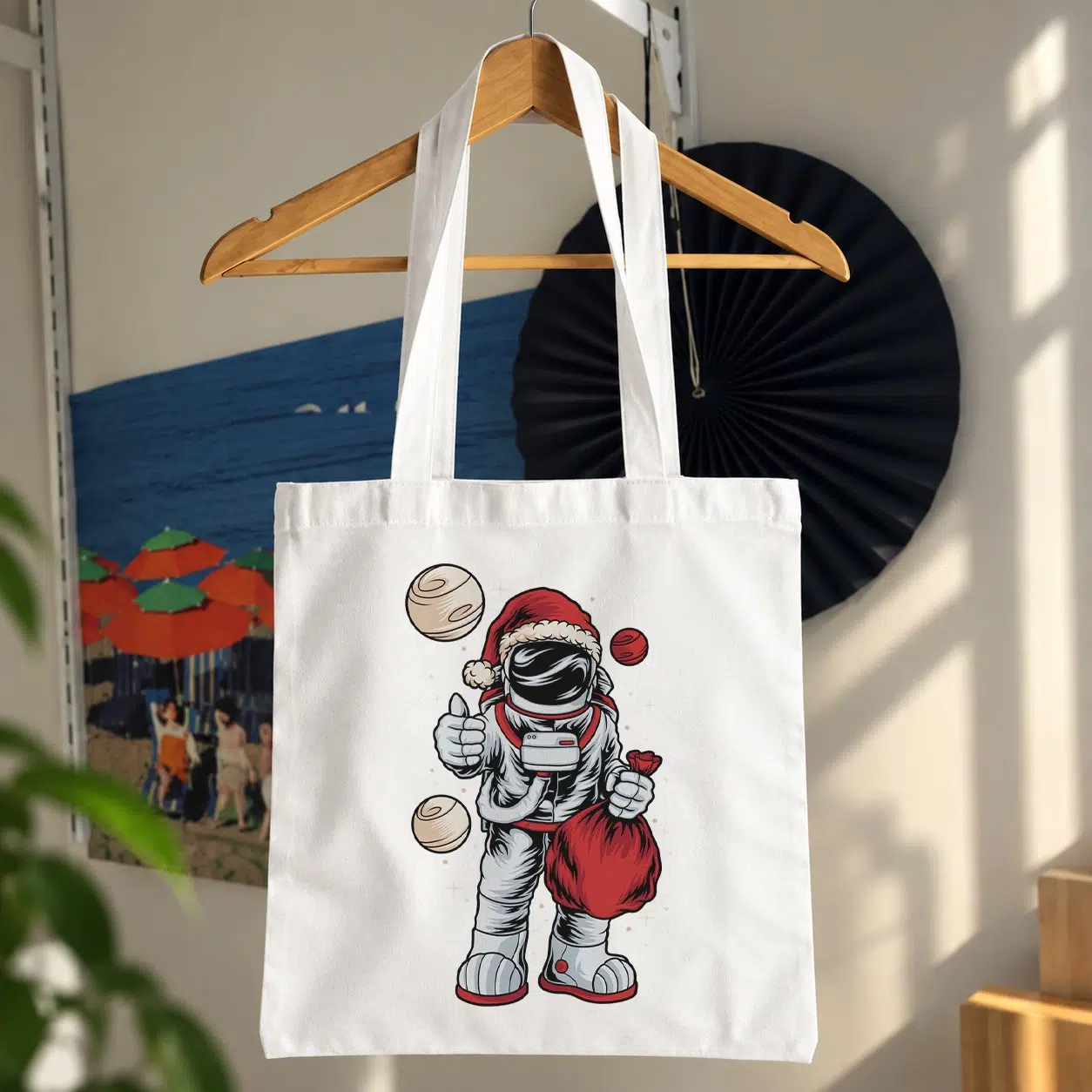 توت بگ فضانورد کریسمسی طرح Santa Astronaut