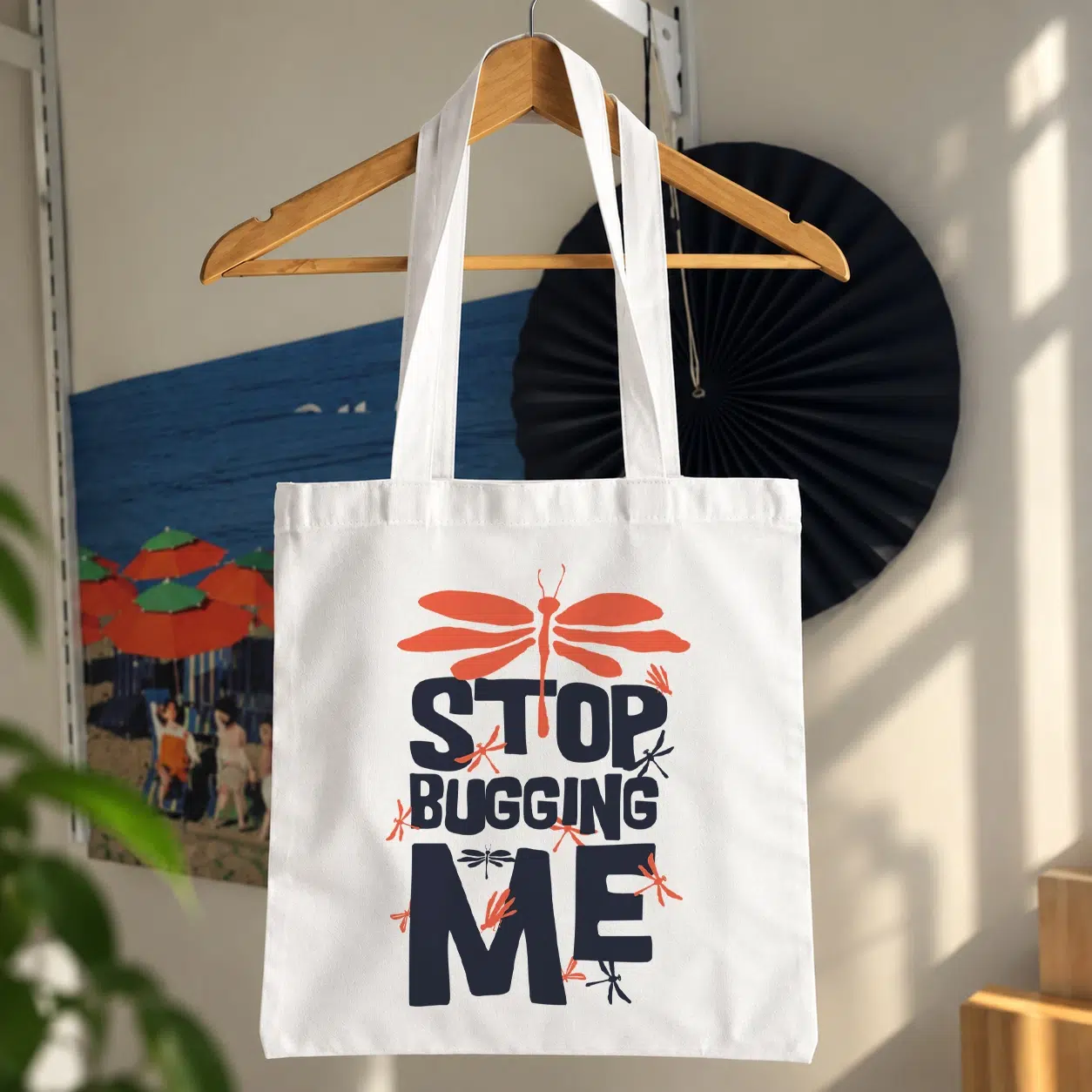 توت بگ نوشته Stop Bugging Me طرح حشرات