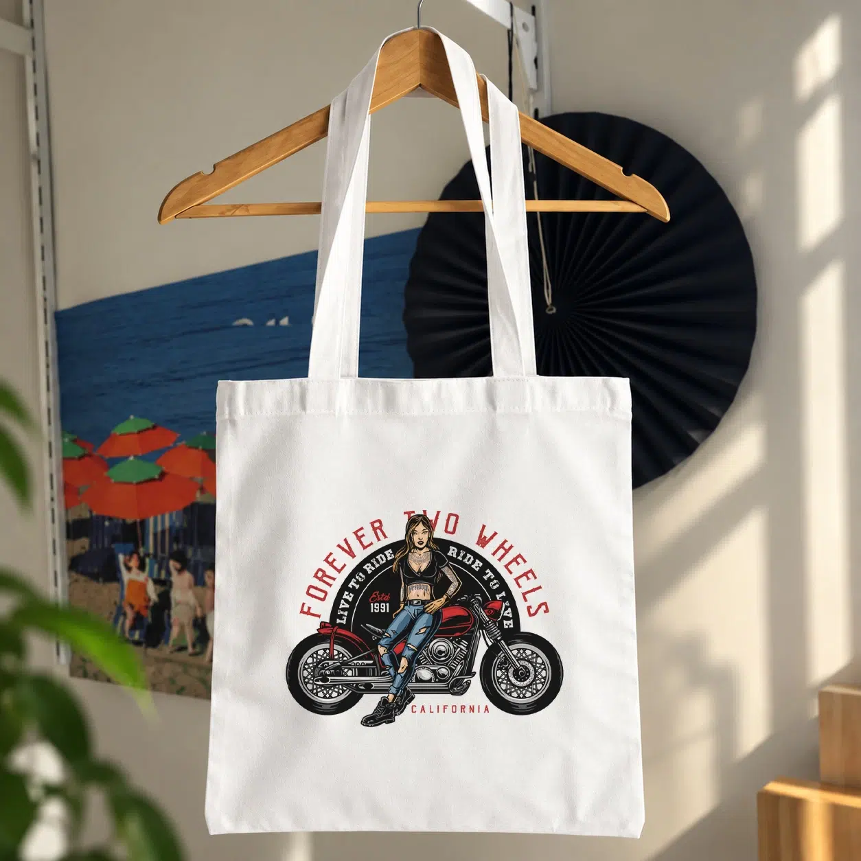 توت بگ موتورسیکلت طرح Forever Two Wheels