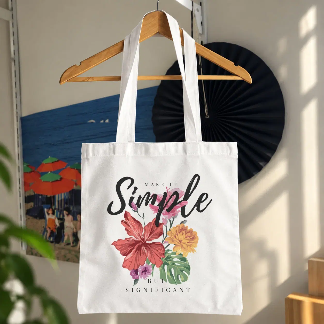 توت بگ گل‌های استوایی طرح Make It Simple