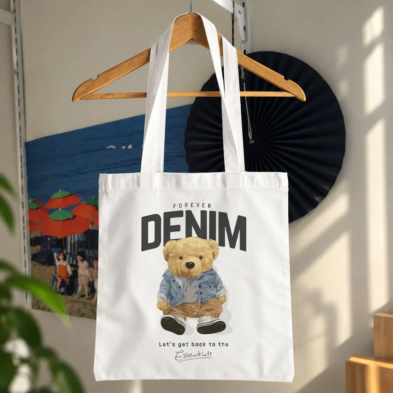 توت بگ خرس عروسکی طرح Forever Denim
