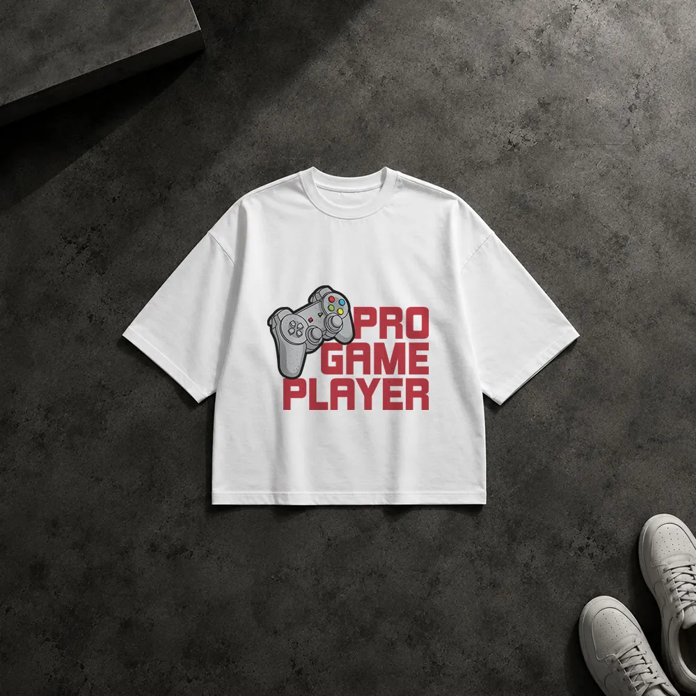تیشرت باکسی گیمینگ طرح Pro Game Player